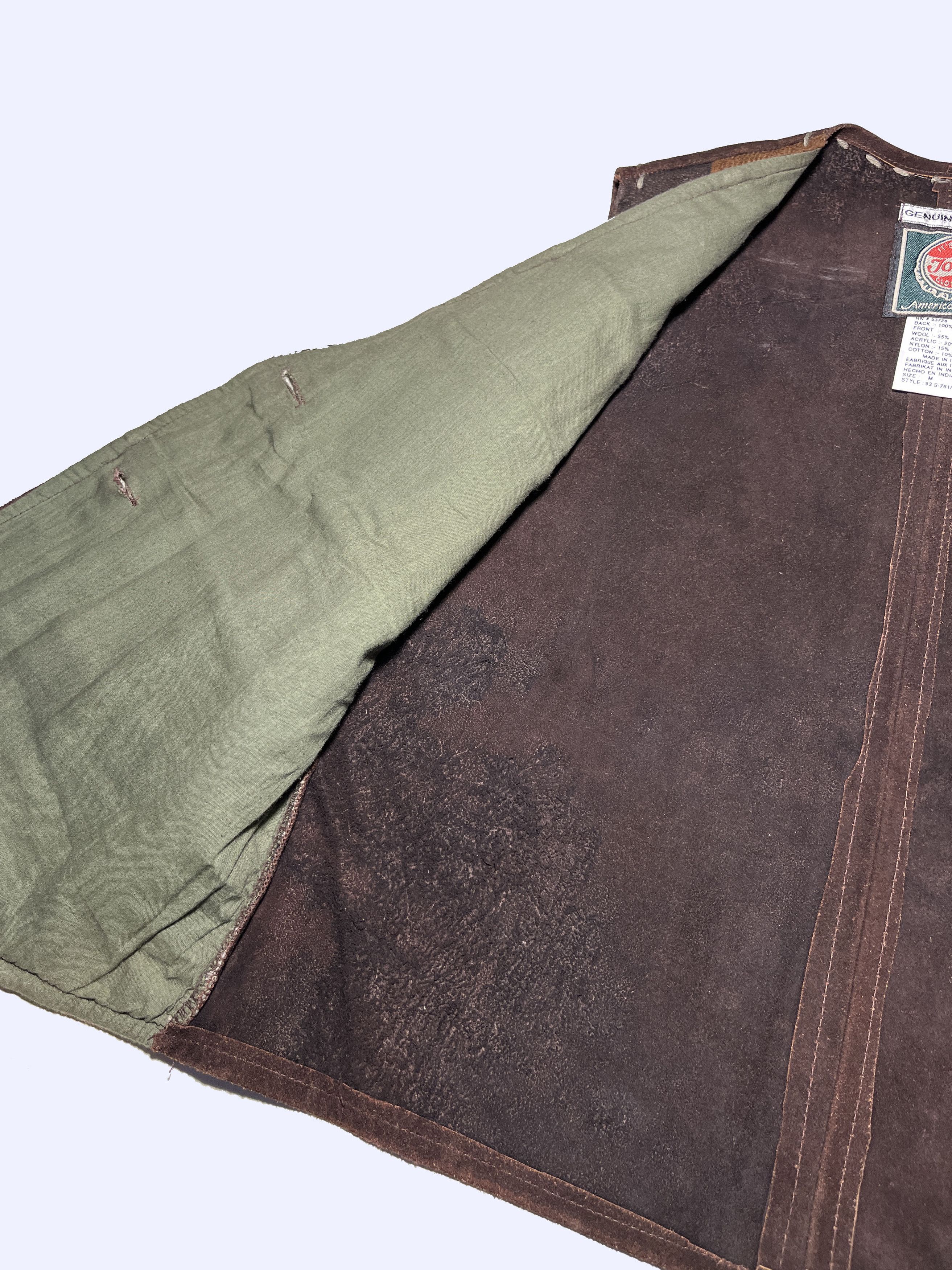 Vintage Patchwork Heritage Leather Navajo American Style Vest Size US S / EU 44-46 / 1 - 10 Thumbnail