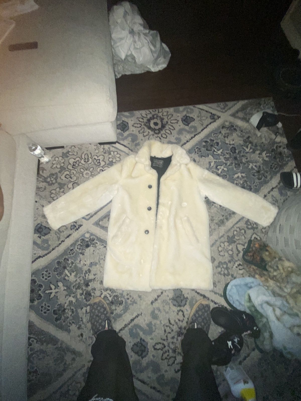 Supreme Supreme Hysteric Glamour Fuck You Faux Fur Coat | Grailed