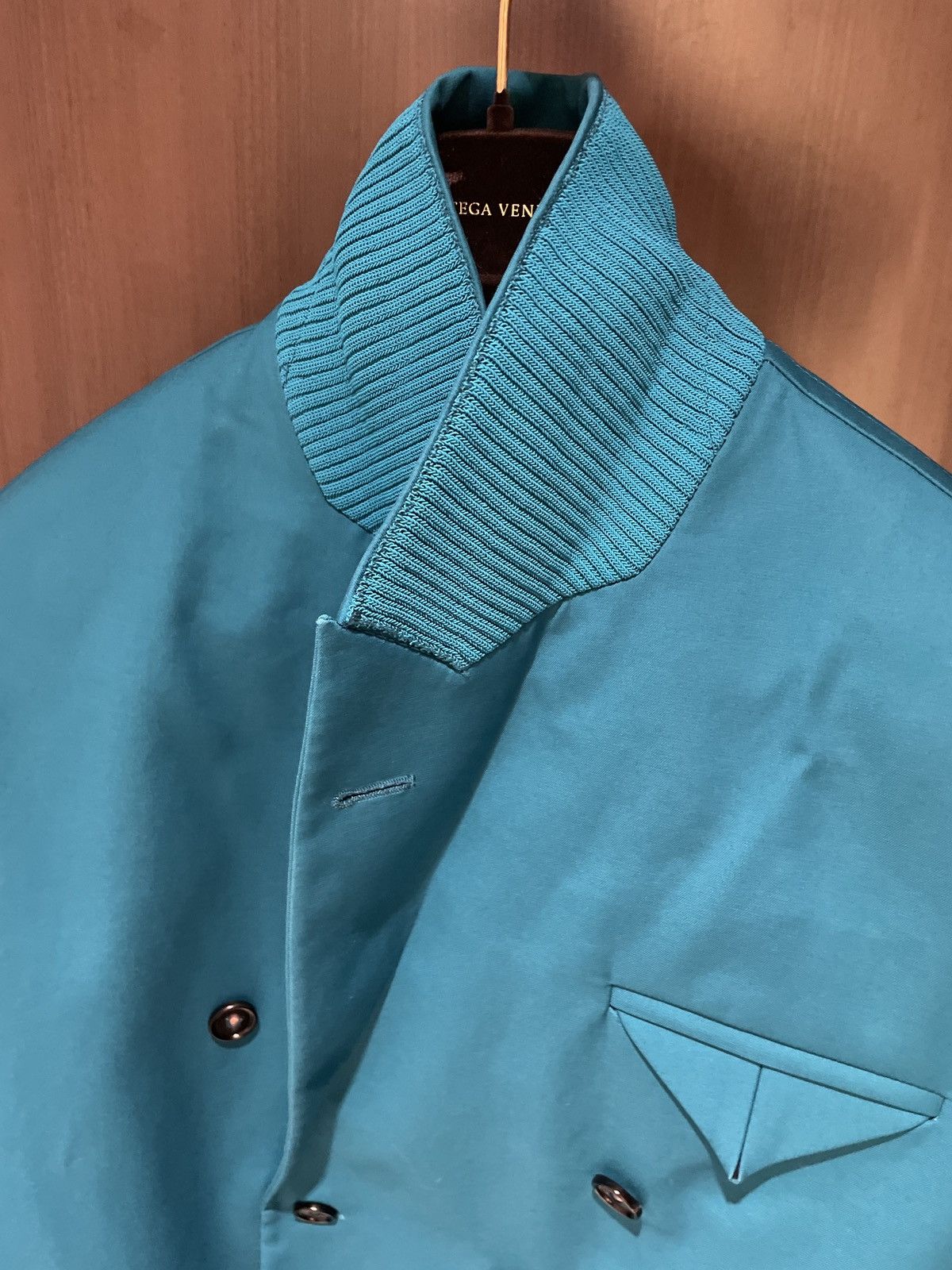 Bottega Veneta Bottega Veneta Duck Green Boxy blazer Jacket size 48 Medium Size 48R - 13 Thumbnail