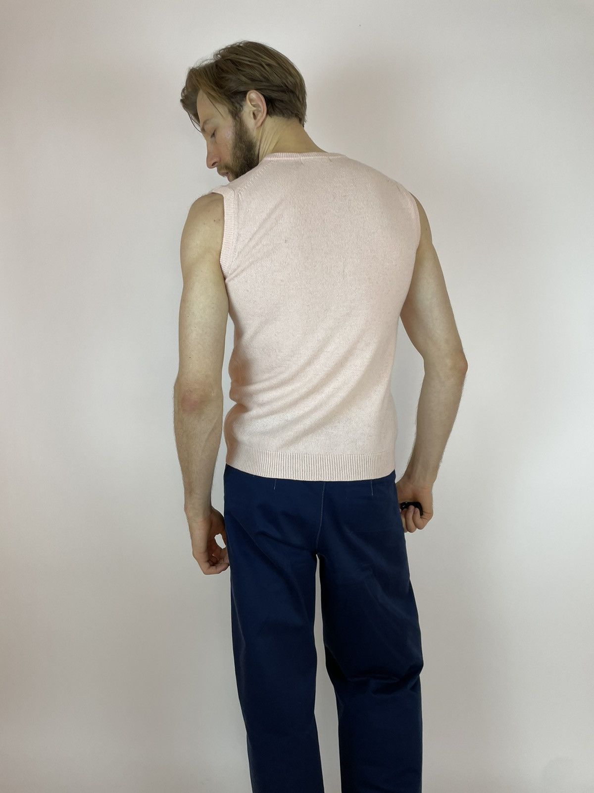 Other WOOLOVERS Pink Vest Mens sleeve less sweater size S Size US S / EU 44-46 / 1 - 5 Thumbnail