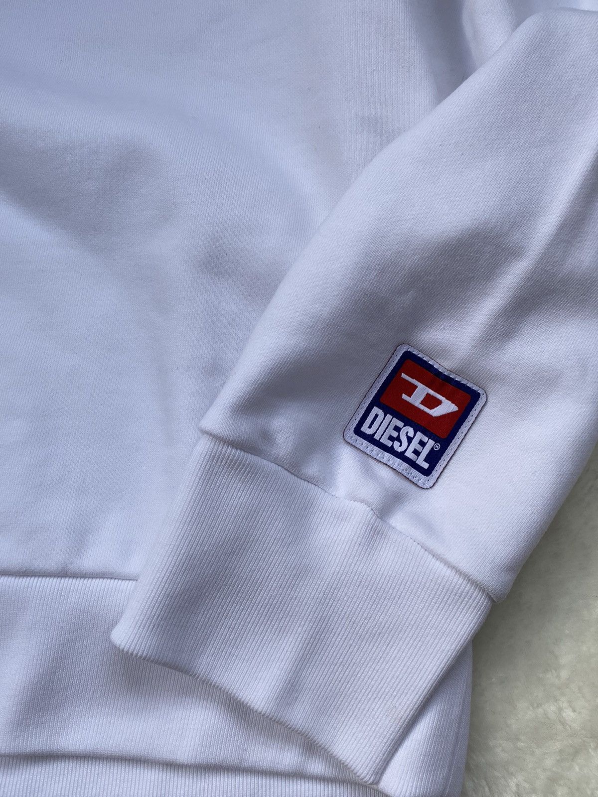 Diesel Diesel White Sweatshirt Big Logo Size XS / US 0-2 / IT 36-38 - 4 Thumbnail