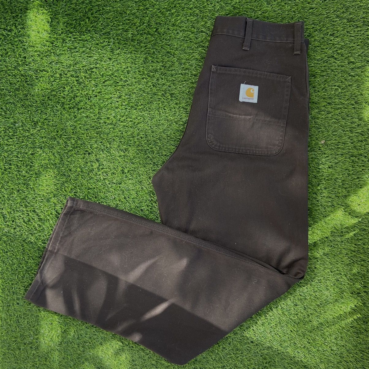 Carhartt CARHARTT RARE BROWN COLOR SIMPLE PANTS - № 3060 Size US 33 - 1 Thumbnail