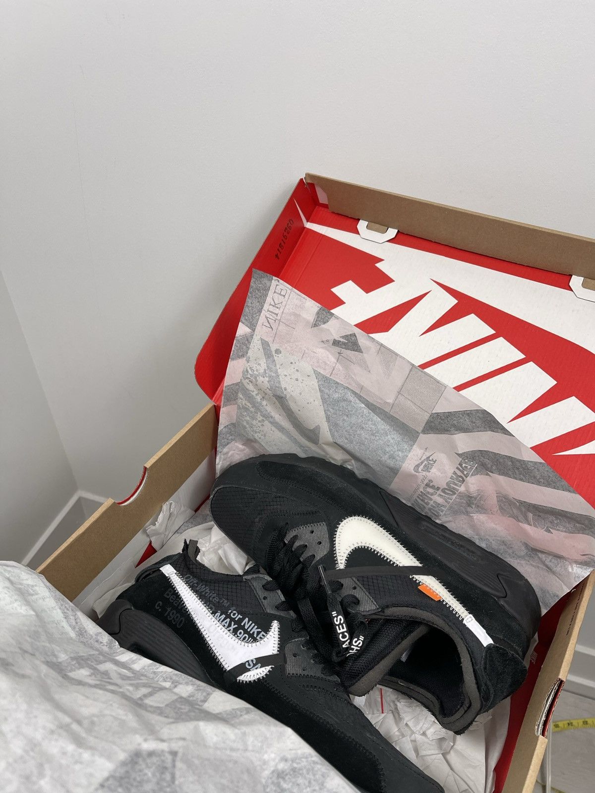 Nike × Off-White Off white air max 90 Black Size US 10 / EU 43 - 12 Thumbnail