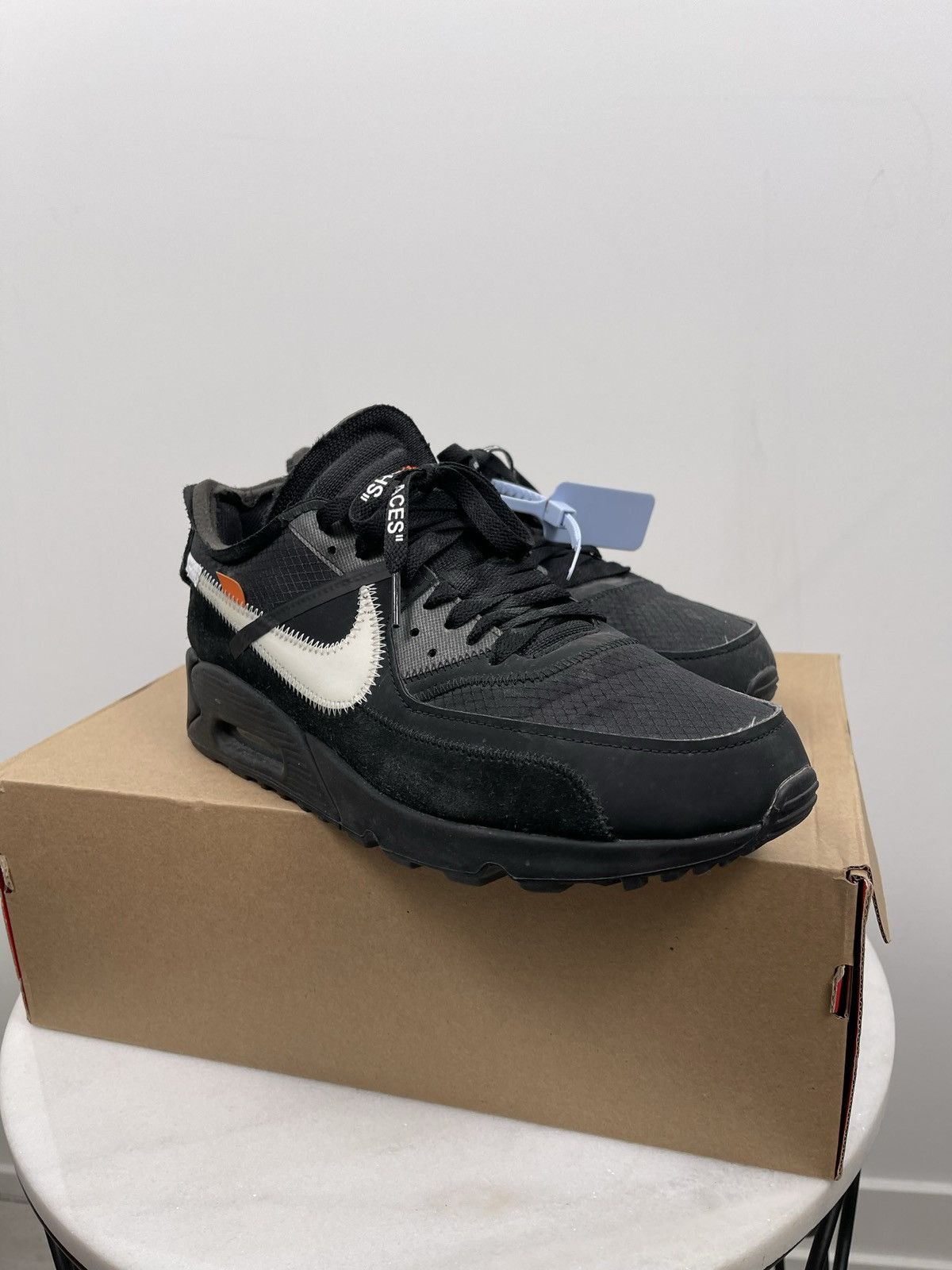 Nike × Off-White Off white air max 90 Black Size US 10 / EU 43 - 3 Thumbnail