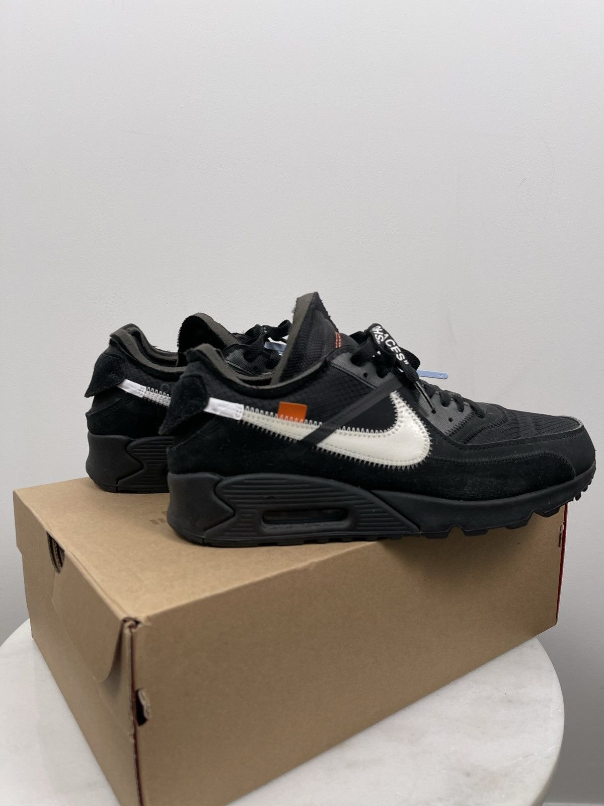 Nike × Off-White Off white air max 90 Black Size US 10 / EU 43 - 4 Thumbnail