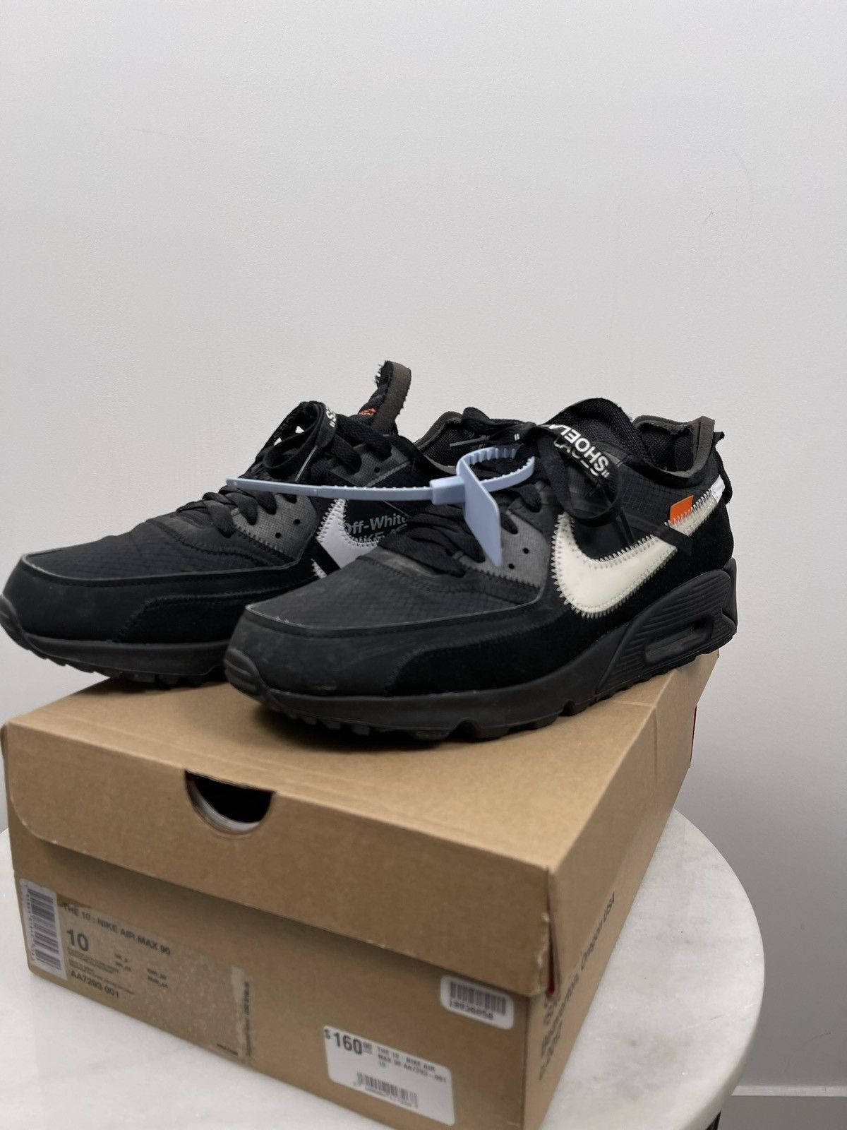 Nike × Off-White Off white air max 90 Black Size US 10 / EU 43 - 2 Thumbnail