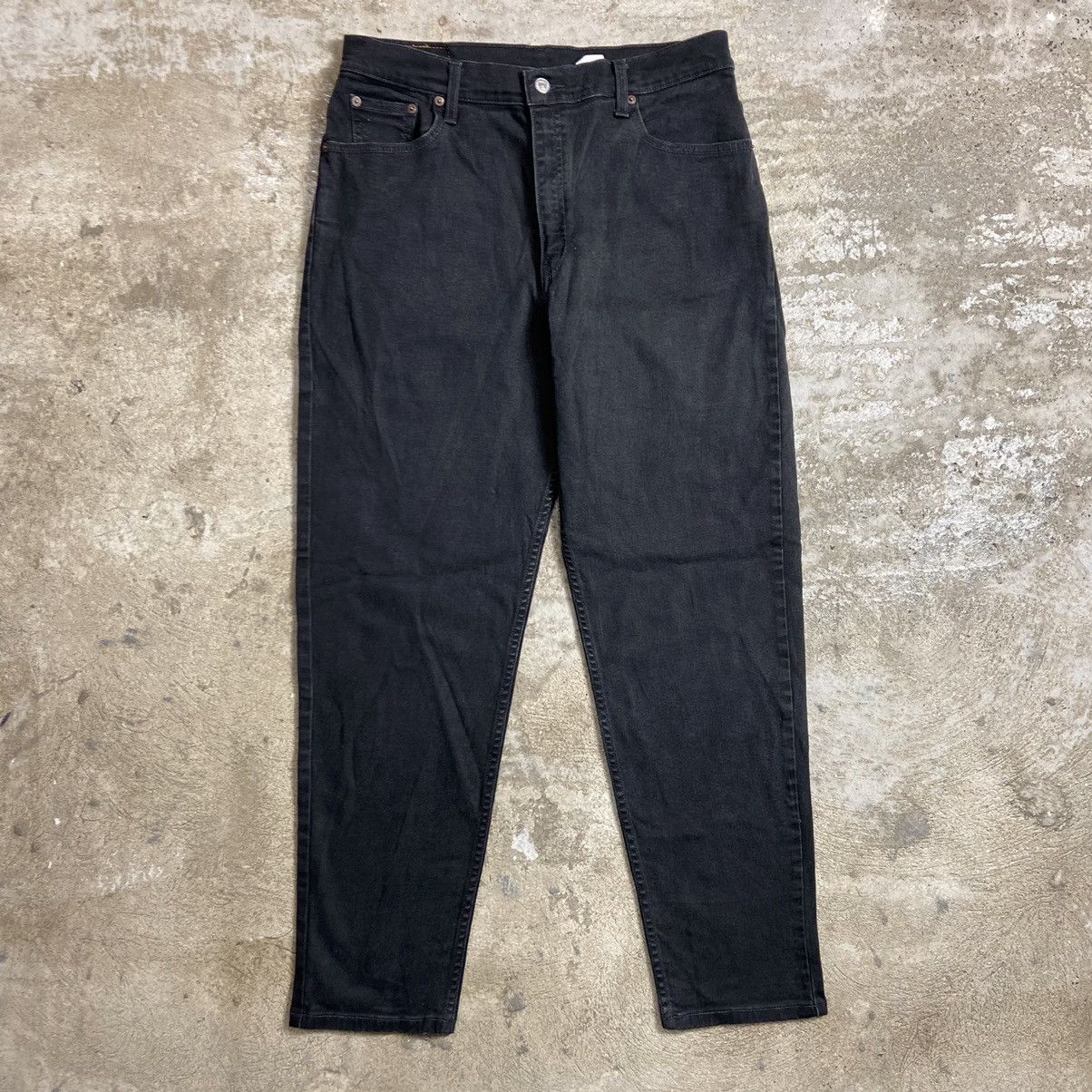 RETRO PUNK FADED BLACK JEANS LEVIS 1990s