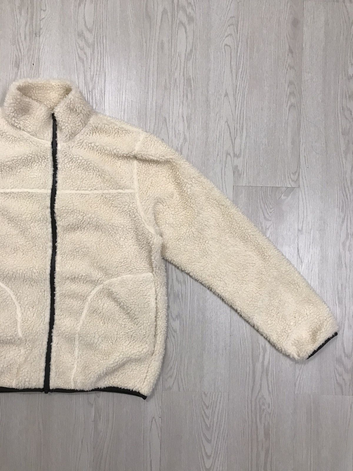 Japanese Brand × Vintage Ikka Japan Deep Pile Sherpa Jacket Size M / US 6-8 / IT 42-44 - 6 Thumbnail
