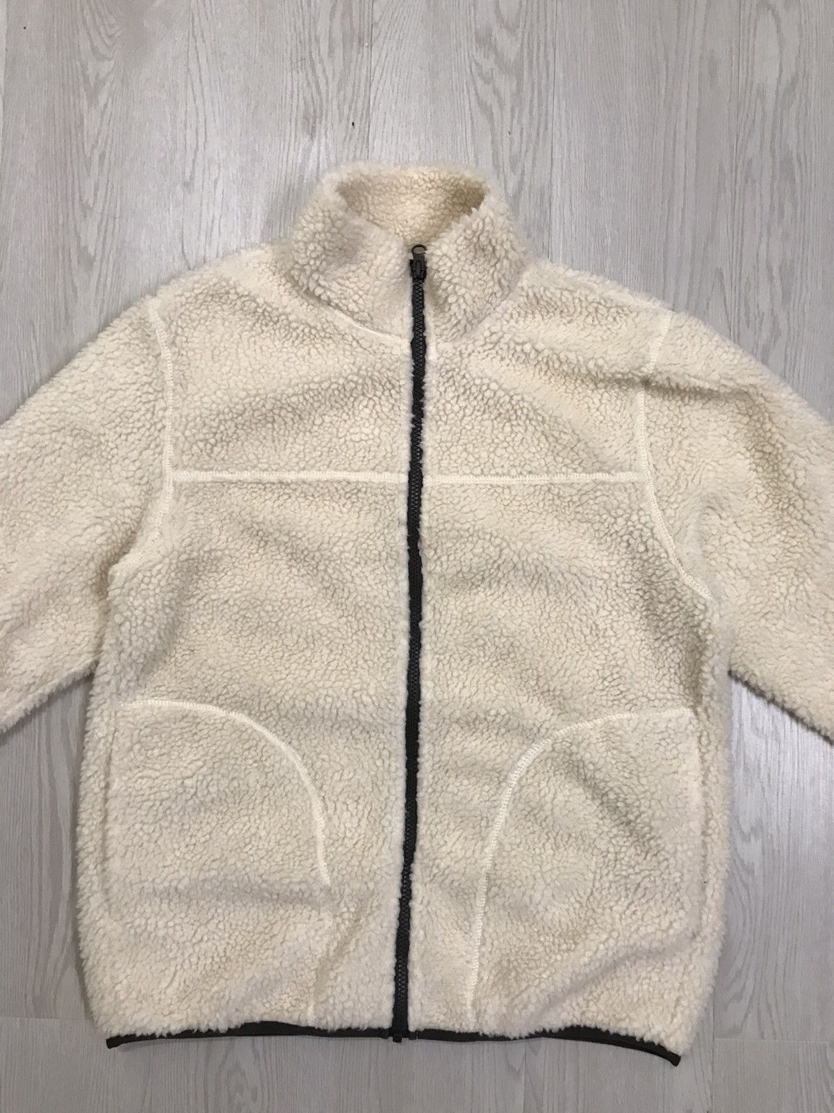 Japanese Brand × Vintage Ikka Japan Deep Pile Sherpa Jacket Size M / US 6-8 / IT 42-44 - 2 Thumbnail