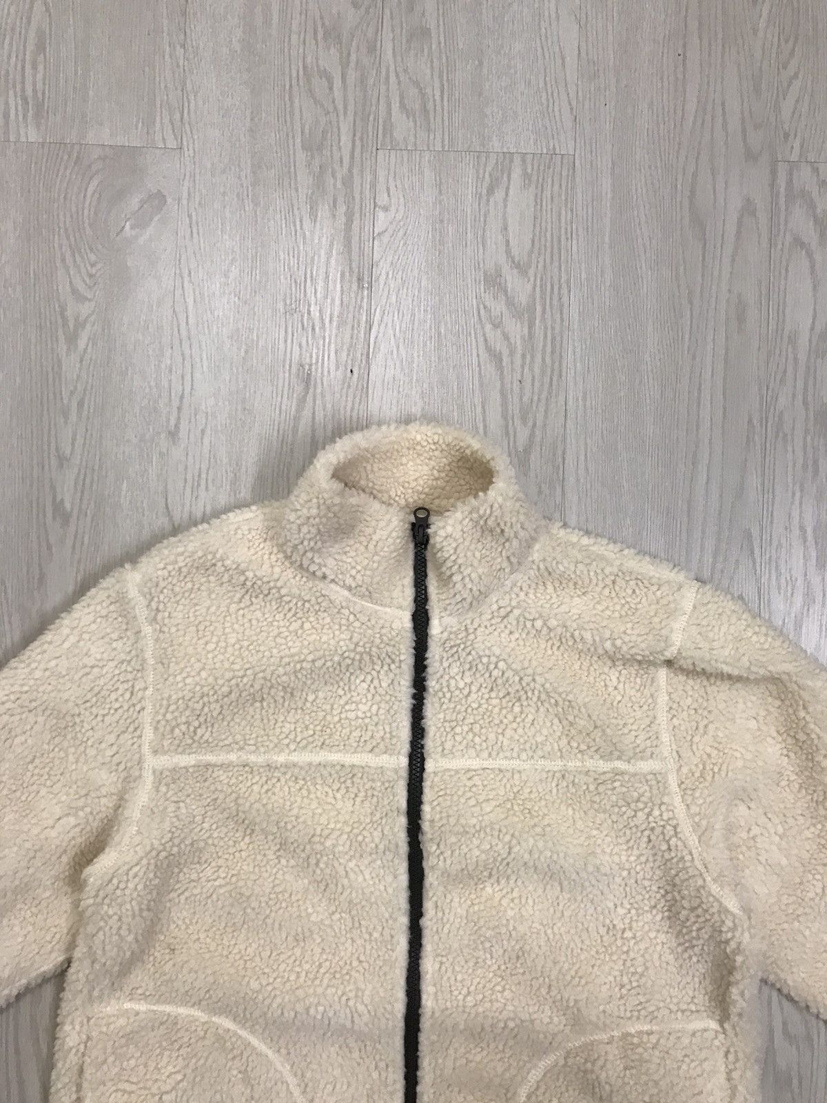 Japanese Brand × Vintage Ikka Japan Deep Pile Sherpa Jacket Size M / US 6-8 / IT 42-44 - 4 Thumbnail