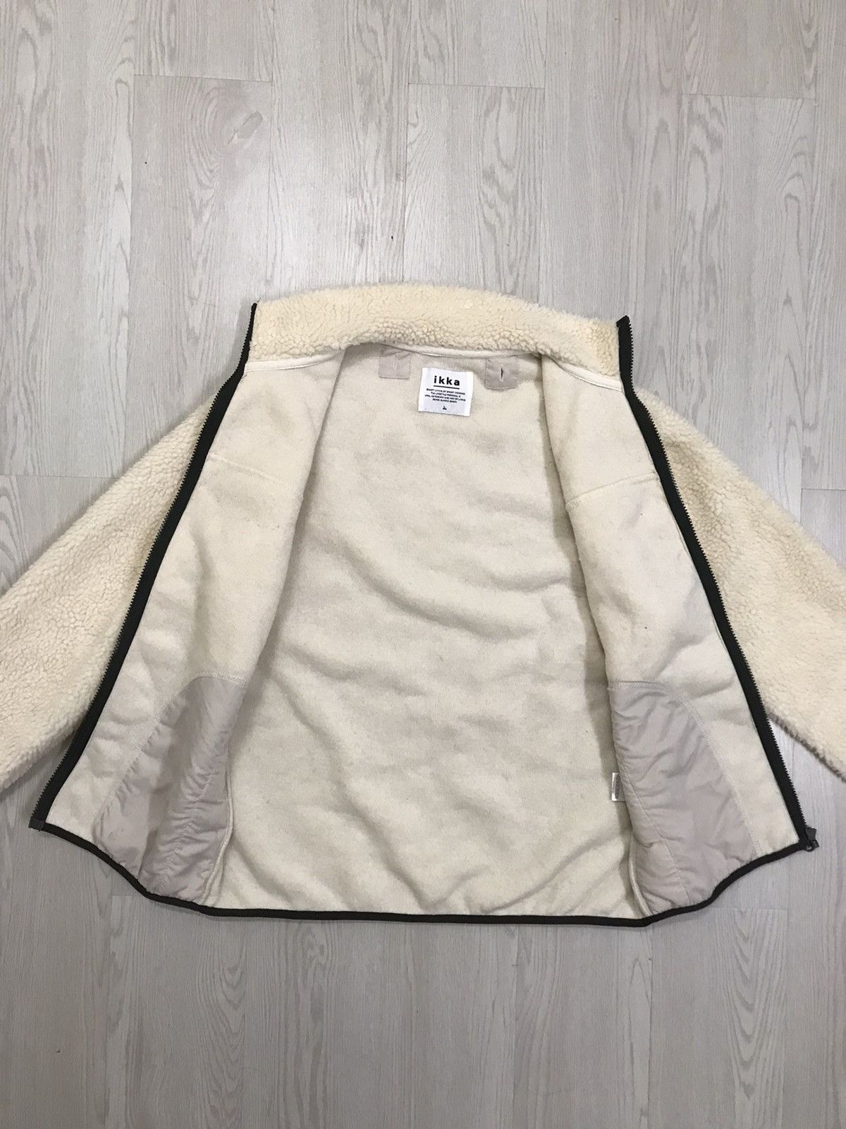 Japanese Brand × Vintage Ikka Japan Deep Pile Sherpa Jacket Size M / US 6-8 / IT 42-44 - 12 Thumbnail