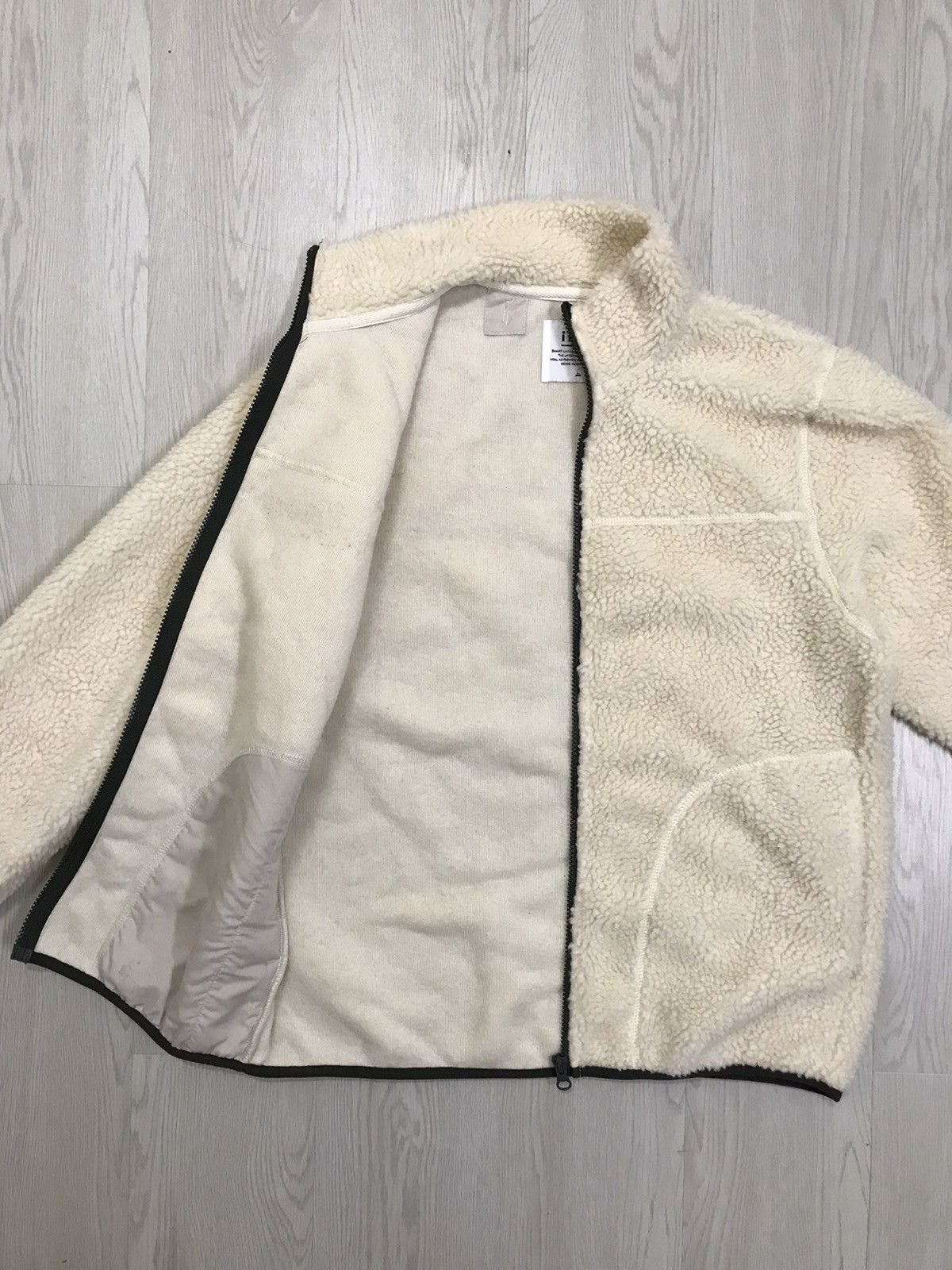 Japanese Brand × Vintage Ikka Japan Deep Pile Sherpa Jacket Size M / US 6-8 / IT 42-44 - 3 Thumbnail