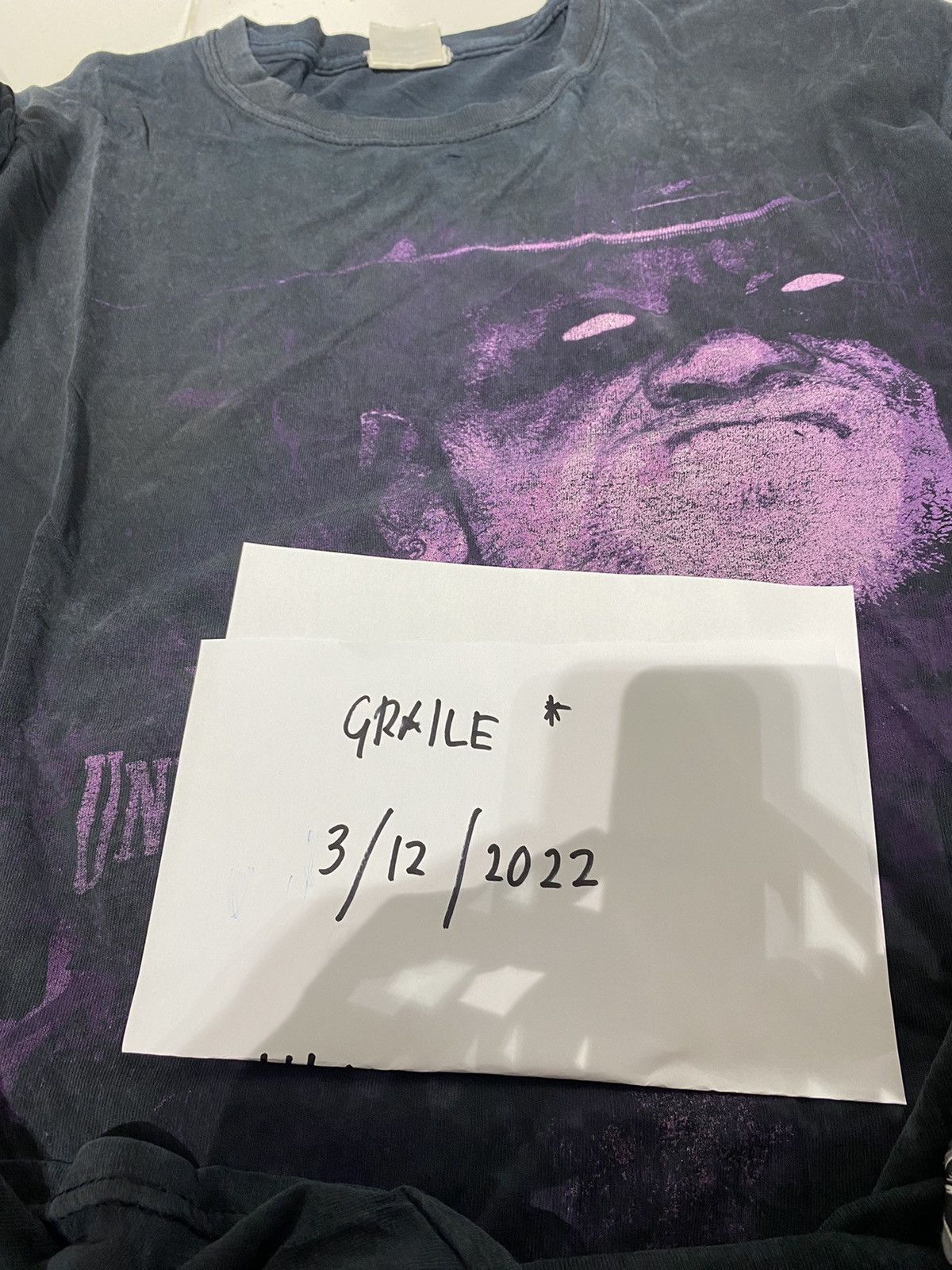 Rap Tees × Vintage × WWE VINTAGE UNDERTAKER WWE RARE PRINT Size US XL / EU 56 / 4 - 11 Thumbnail
