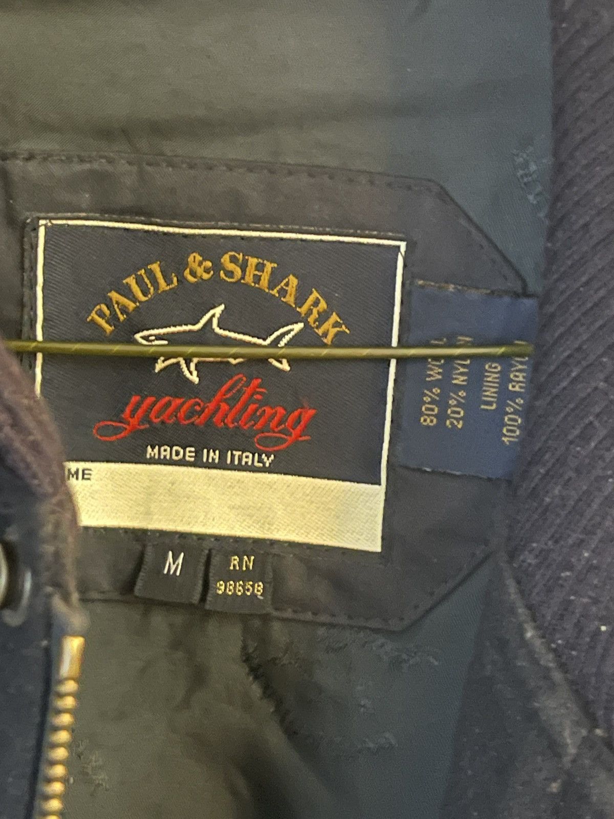 Paul & Shark Paul Shark Mens Wool Bomber jacket Size US M / EU 48-50 / 2 - 24 Thumbnail