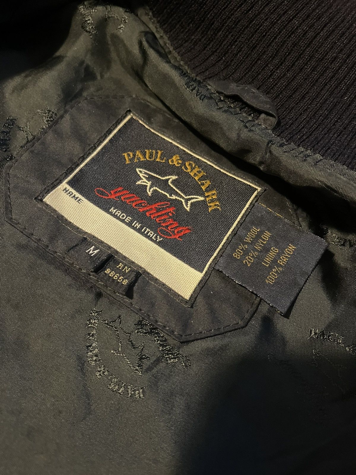 Paul & Shark Paul Shark Mens Wool Bomber jacket Size US M / EU 48-50 / 2 - 19 Thumbnail