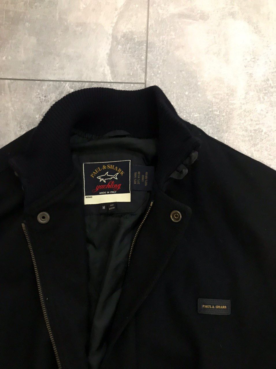 Paul & Shark Paul Shark Mens Wool Bomber jacket Size US M / EU 48-50 / 2 - 3 Thumbnail
