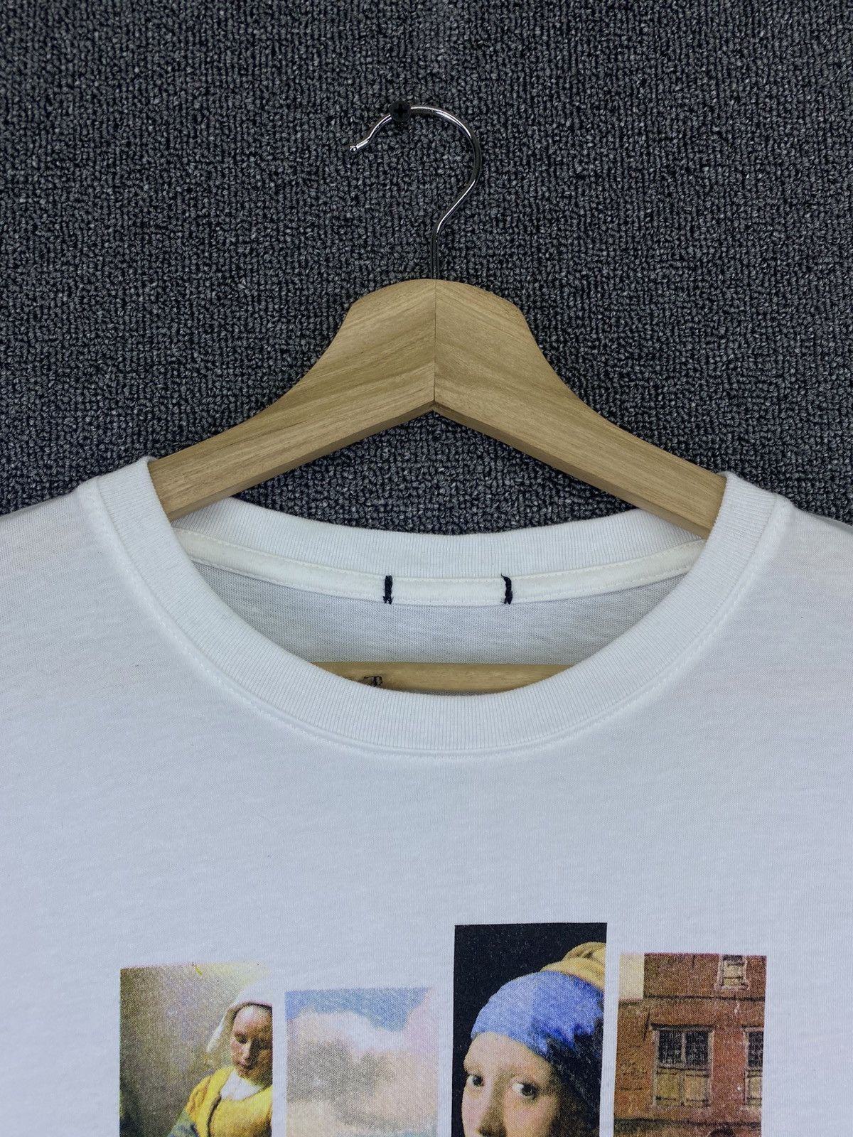 Vintage Vintage JOHANNES VERMEER Artist Painting Artwork Tee TShirts Size M / US 6-8 / IT 42-44 - 6 Thumbnail