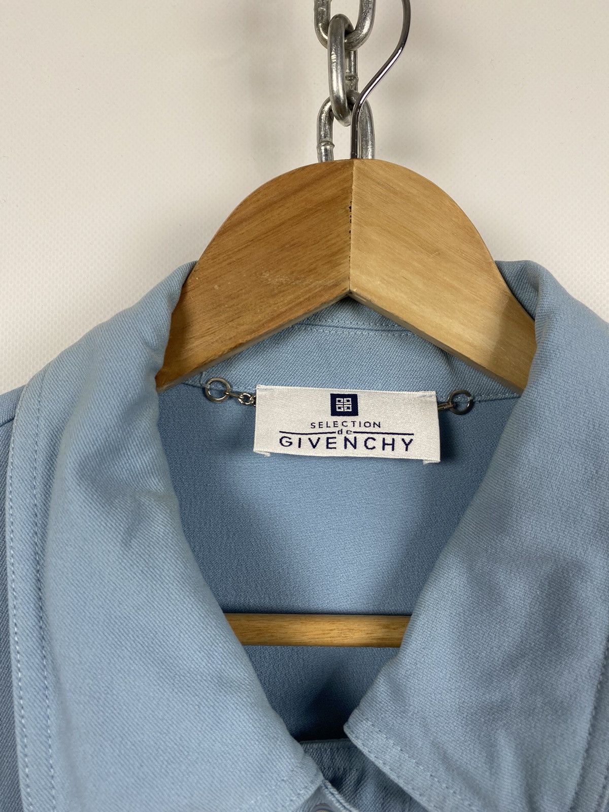 Givenchy Vintage Selection de Givenchy Women’s Blue Button Up Jacket Size XL / US 12-14 / IT 48-50 - 12 Thumbnail