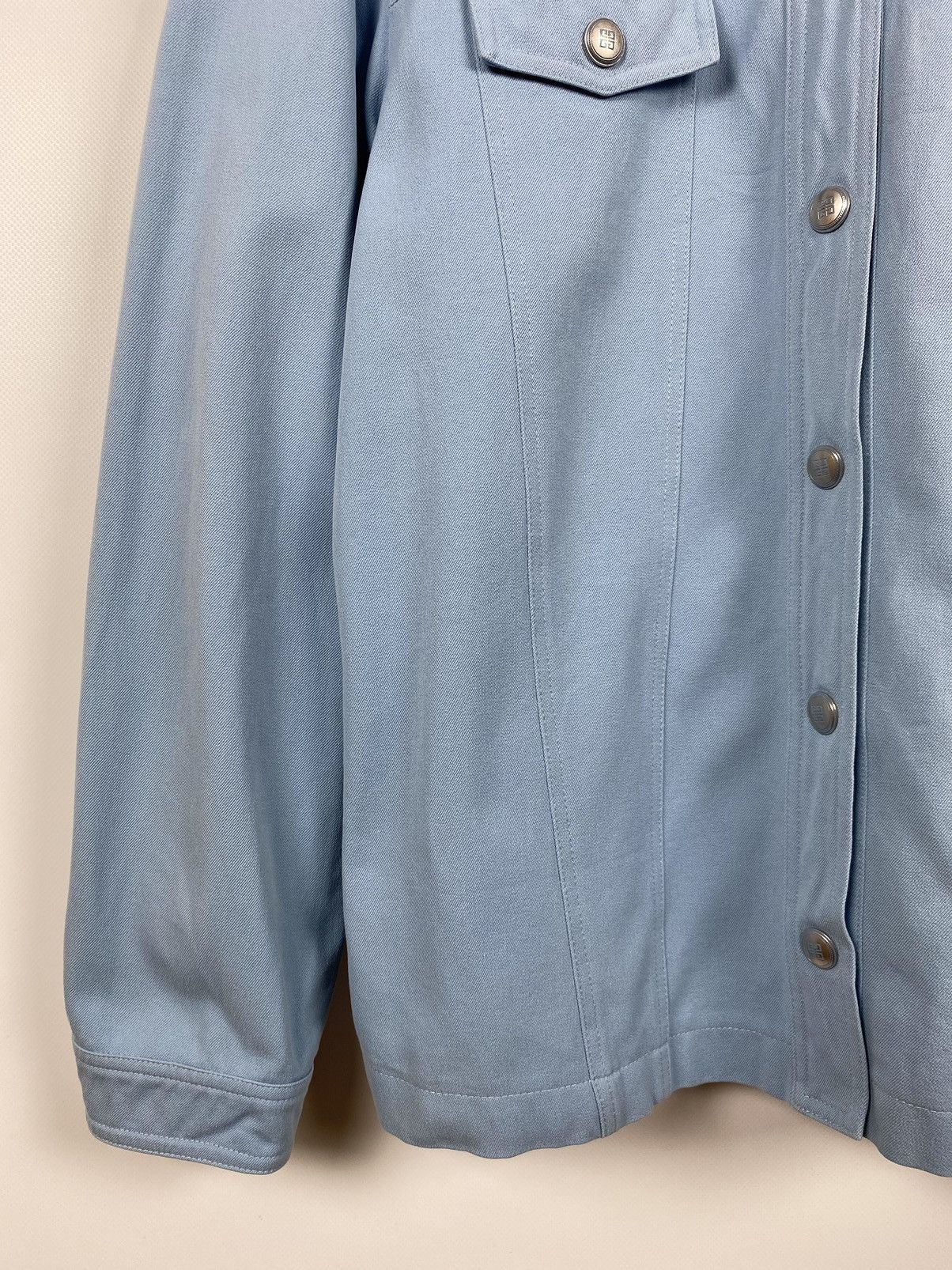 Givenchy Vintage Selection de Givenchy Women’s Blue Button Up Jacket Size XL / US 12-14 / IT 48-50 - 4 Thumbnail