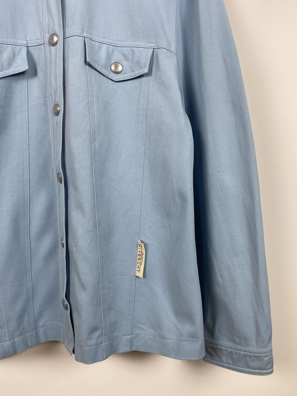 Givenchy Vintage Selection de Givenchy Women’s Blue Button Up Jacket Size XL / US 12-14 / IT 48-50 - 5 Thumbnail