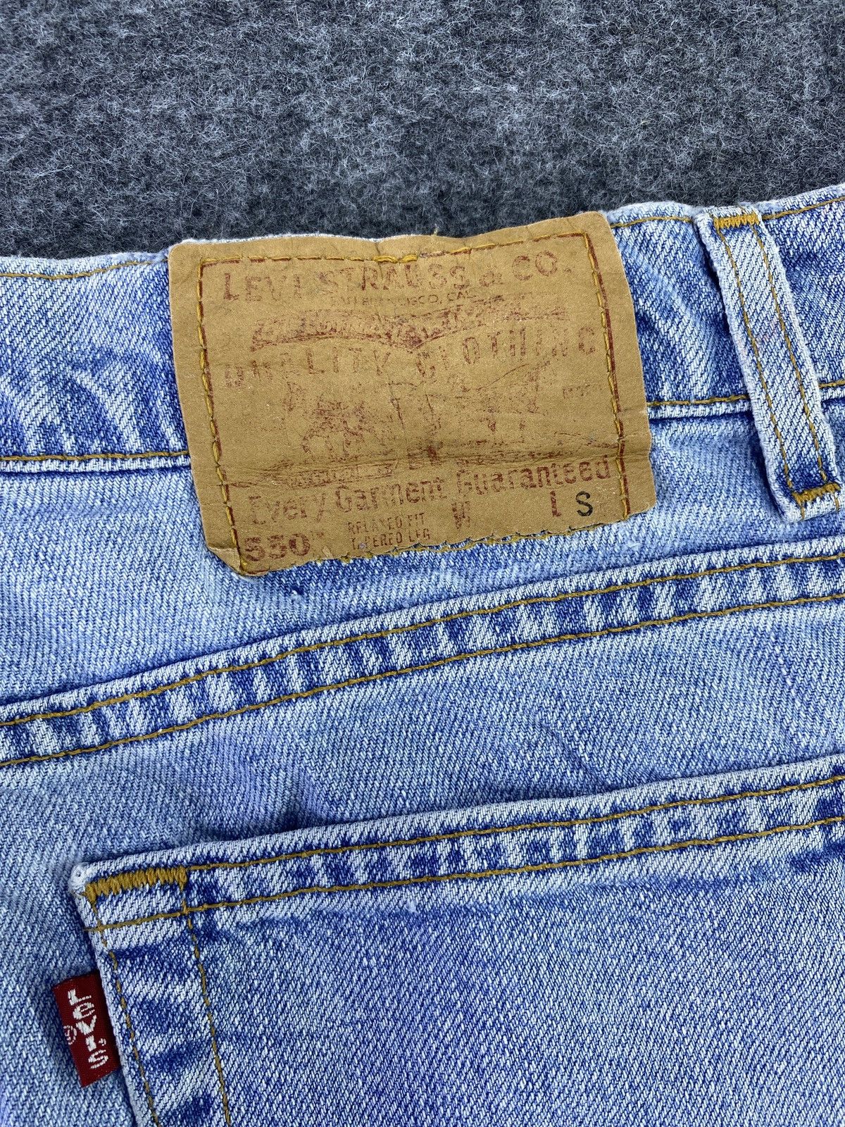 Levi's Vintage Levi's 550 Jeans Blue Wash - J732 Size US 40 / EU 56 - 9 Thumbnail