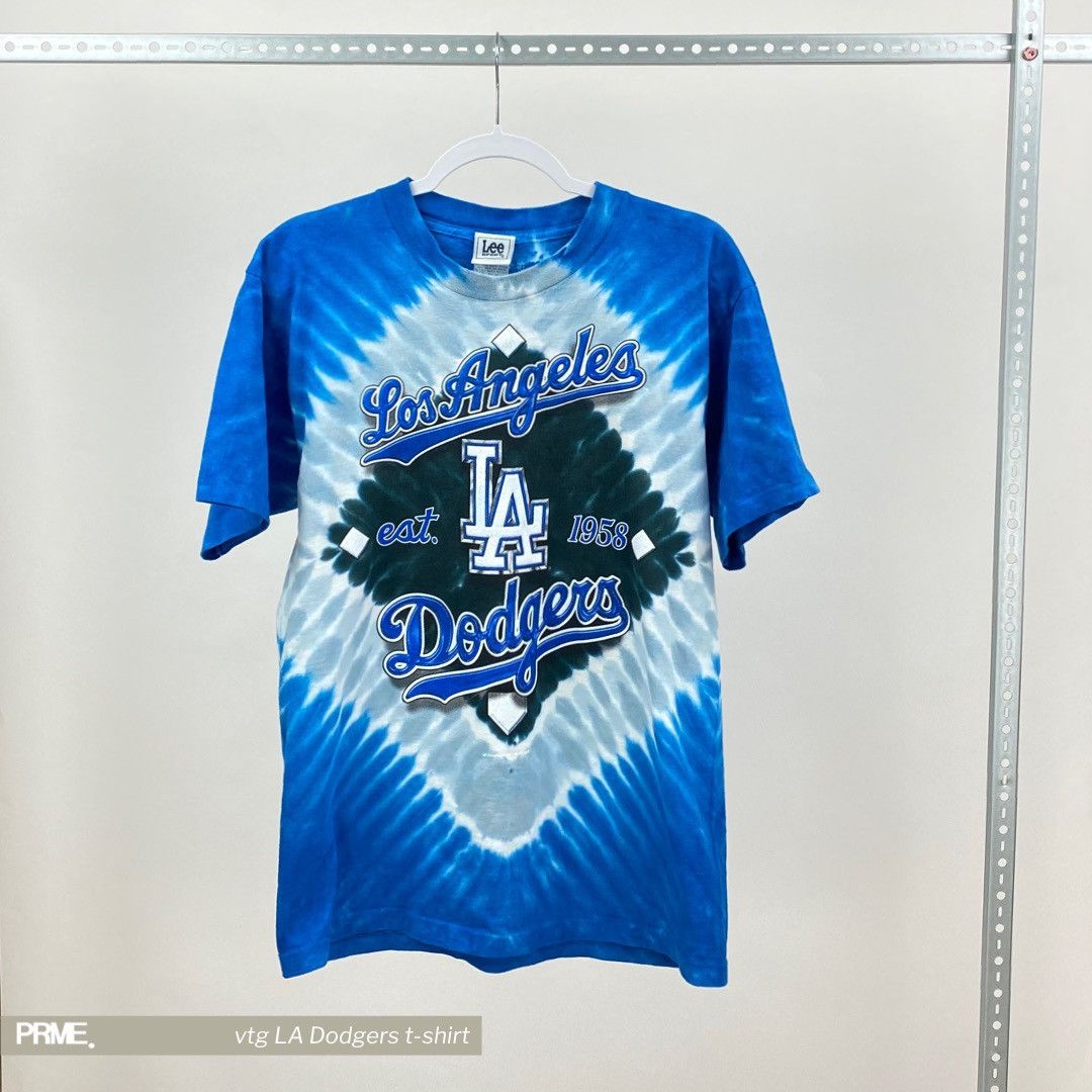 Lee × MLB × Vintage vtg 2005 Los Angeles Dodgers LEE SPORT spellout t-shirt Size US M / EU 48-50 / 2 - 3 Thumbnail
