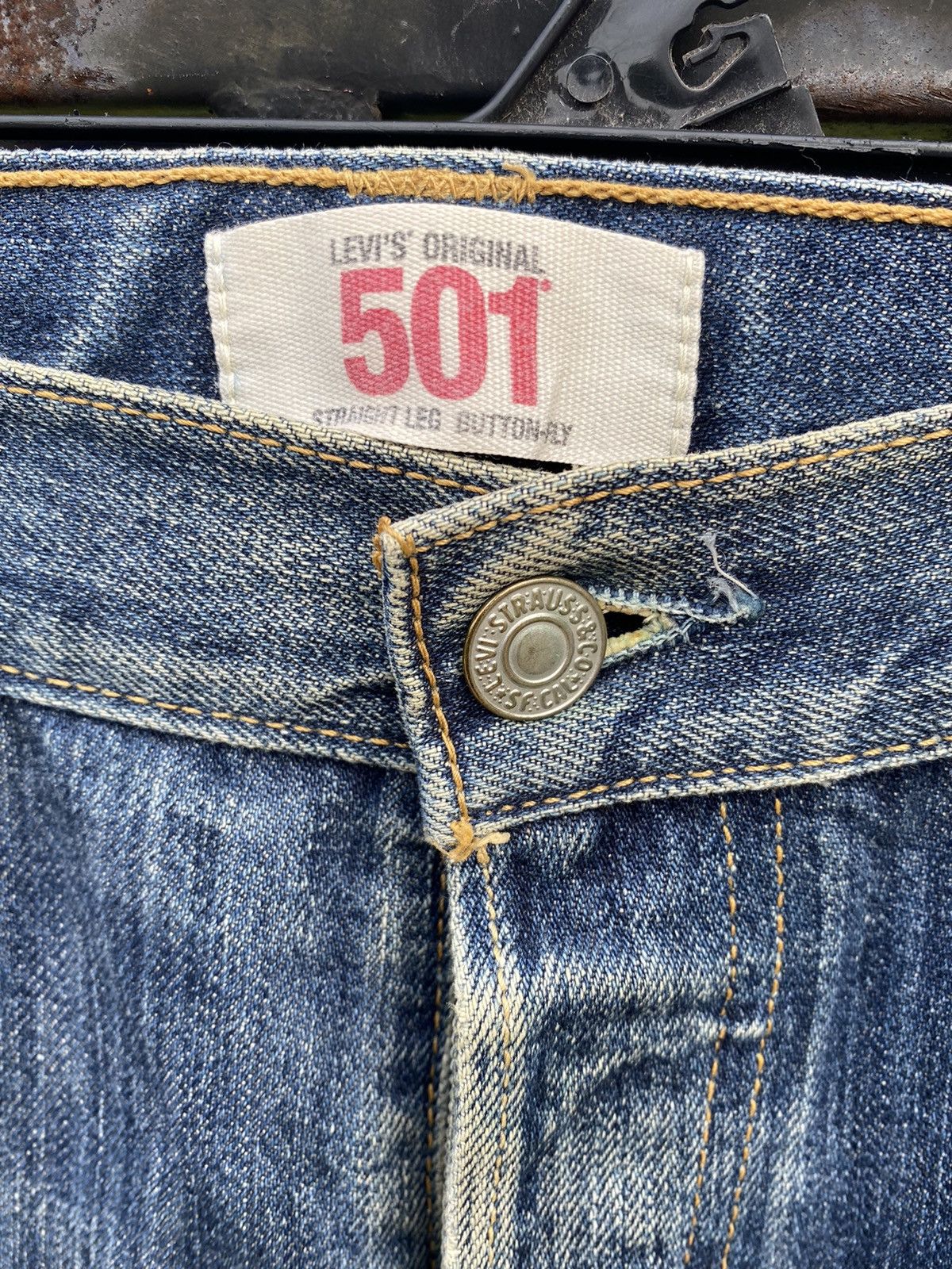 Levi's OFFER 🔥 Vintage Levi's 501 Trashed Jeans Denim Pants Size US 30 / EU 46 - 8 Thumbnail