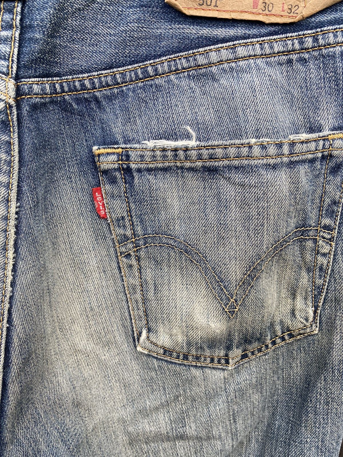 Levi's OFFER 🔥 Vintage Levi's 501 Trashed Jeans Denim Pants Size US 30 / EU 46 - 10 Thumbnail