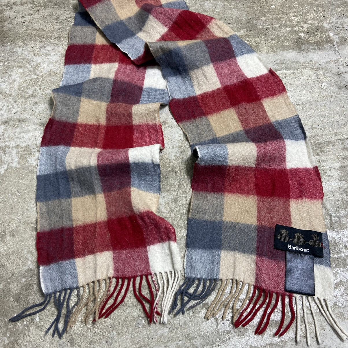 Barbour Y2K BARBOUR VINTAGE WOOL SCARF - № 4053 Size ONE SIZE - 2 Thumbnail