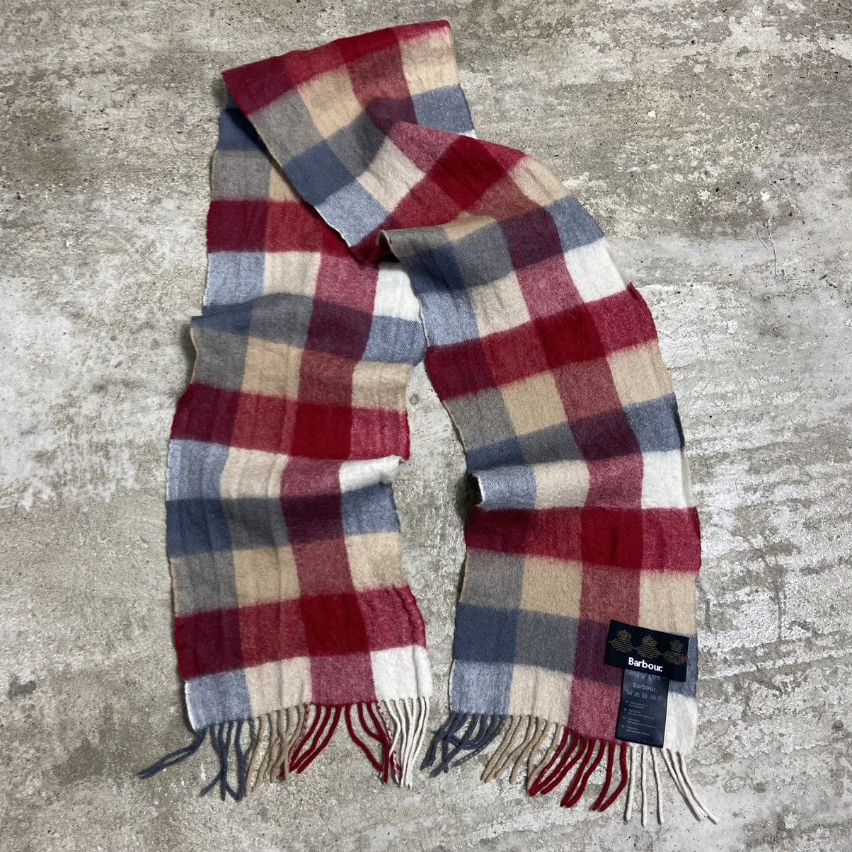 Barbour Y2K BARBOUR VINTAGE WOOL SCARF - № 4053 Size ONE SIZE - 1 Thumbnail