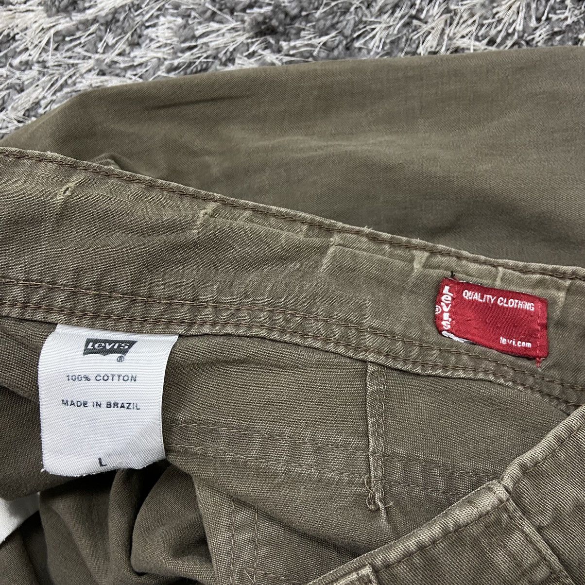 Japanese Brand LEVIS BAGGY ARCHIVE MULTIPOCKET BONDAGE CARGO PANTS № 3075 Size US 34 / EU 50 - 12 Thumbnail