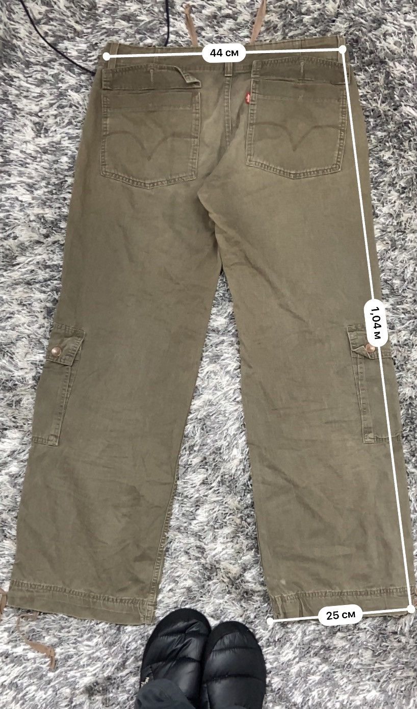 Japanese Brand LEVIS BAGGY ARCHIVE MULTIPOCKET BONDAGE CARGO PANTS № 3075 Size US 34 / EU 50 - 14 Thumbnail