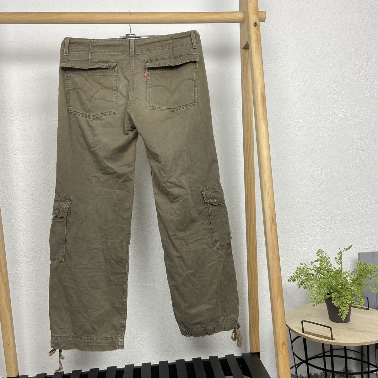 Japanese Brand LEVIS BAGGY ARCHIVE MULTIPOCKET BONDAGE CARGO PANTS № 3075 Size US 34 / EU 50 - 7 Thumbnail