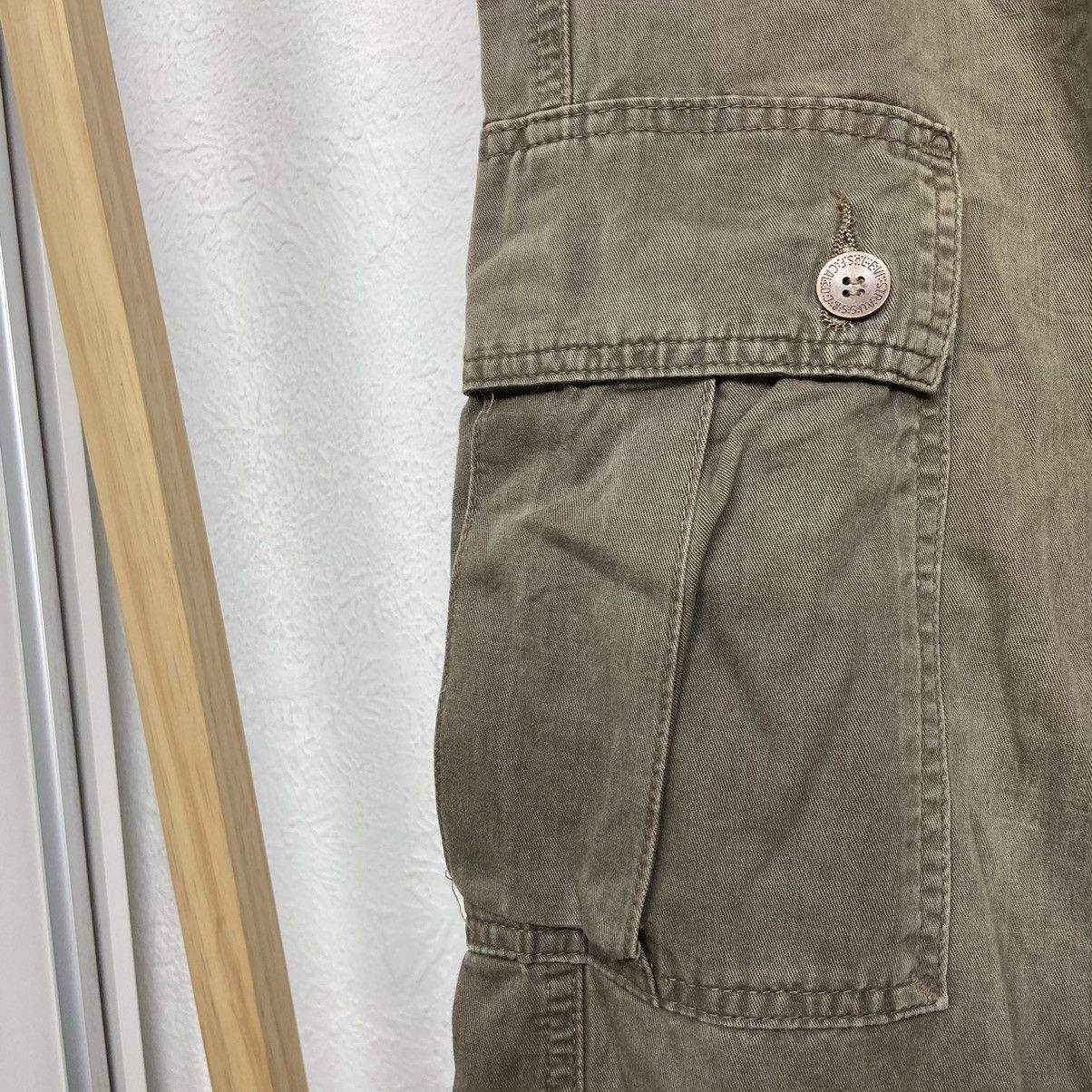 Japanese Brand LEVIS BAGGY ARCHIVE MULTIPOCKET BONDAGE CARGO PANTS № 3075 Size US 34 / EU 50 - 4 Thumbnail
