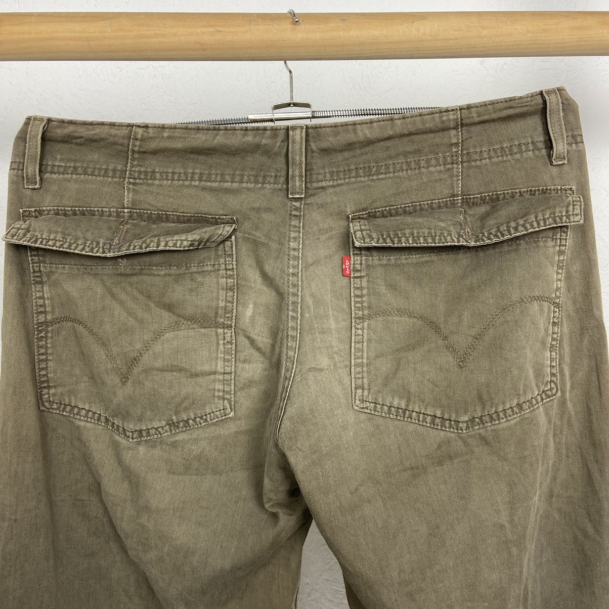 Japanese Brand LEVIS BAGGY ARCHIVE MULTIPOCKET BONDAGE CARGO PANTS № 3075 Size US 34 / EU 50 - 9 Thumbnail