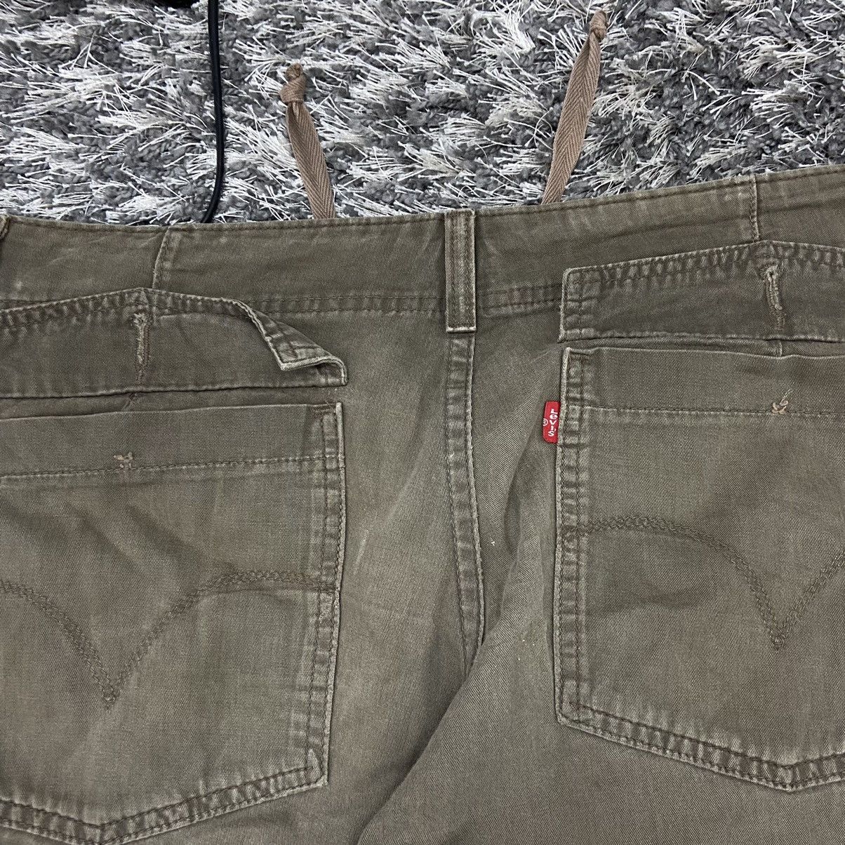 Japanese Brand LEVIS BAGGY ARCHIVE MULTIPOCKET BONDAGE CARGO PANTS № 3075 Size US 34 / EU 50 - 11 Thumbnail