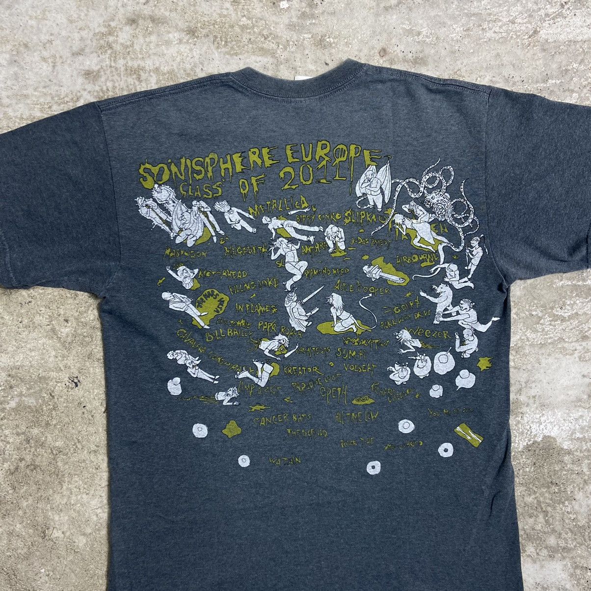Band Tees SONISPHERE FESTIVAL OVERPRINTED Y2K RARE TEE - № 159 Size US M / EU 48-50 / 2 - 3 Thumbnail