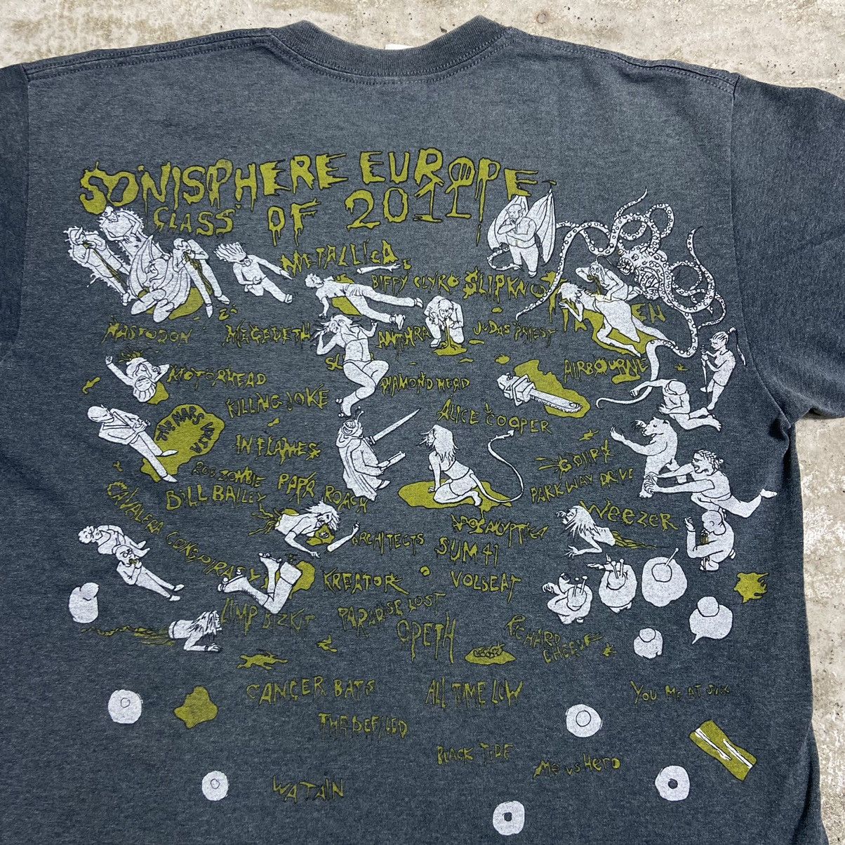 Band Tees SONISPHERE FESTIVAL OVERPRINTED Y2K RARE TEE - № 159 Size US M / EU 48-50 / 2 - 5 Thumbnail