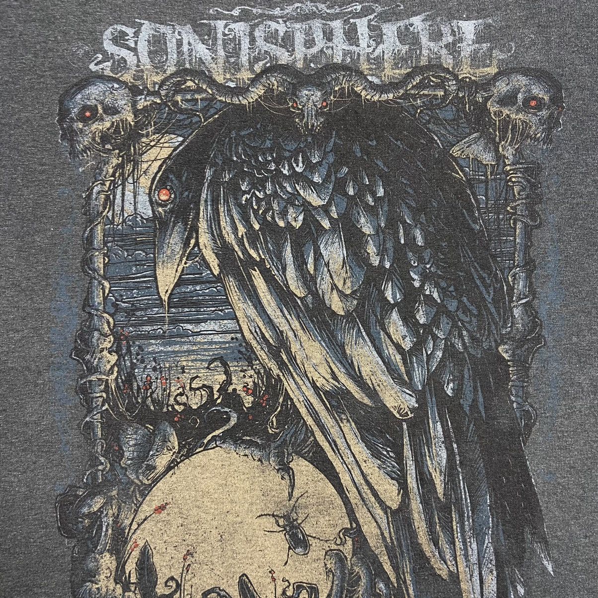 Band Tees SONISPHERE FESTIVAL OVERPRINTED Y2K RARE TEE - № 159 Size US M / EU 48-50 / 2 - 6 Thumbnail
