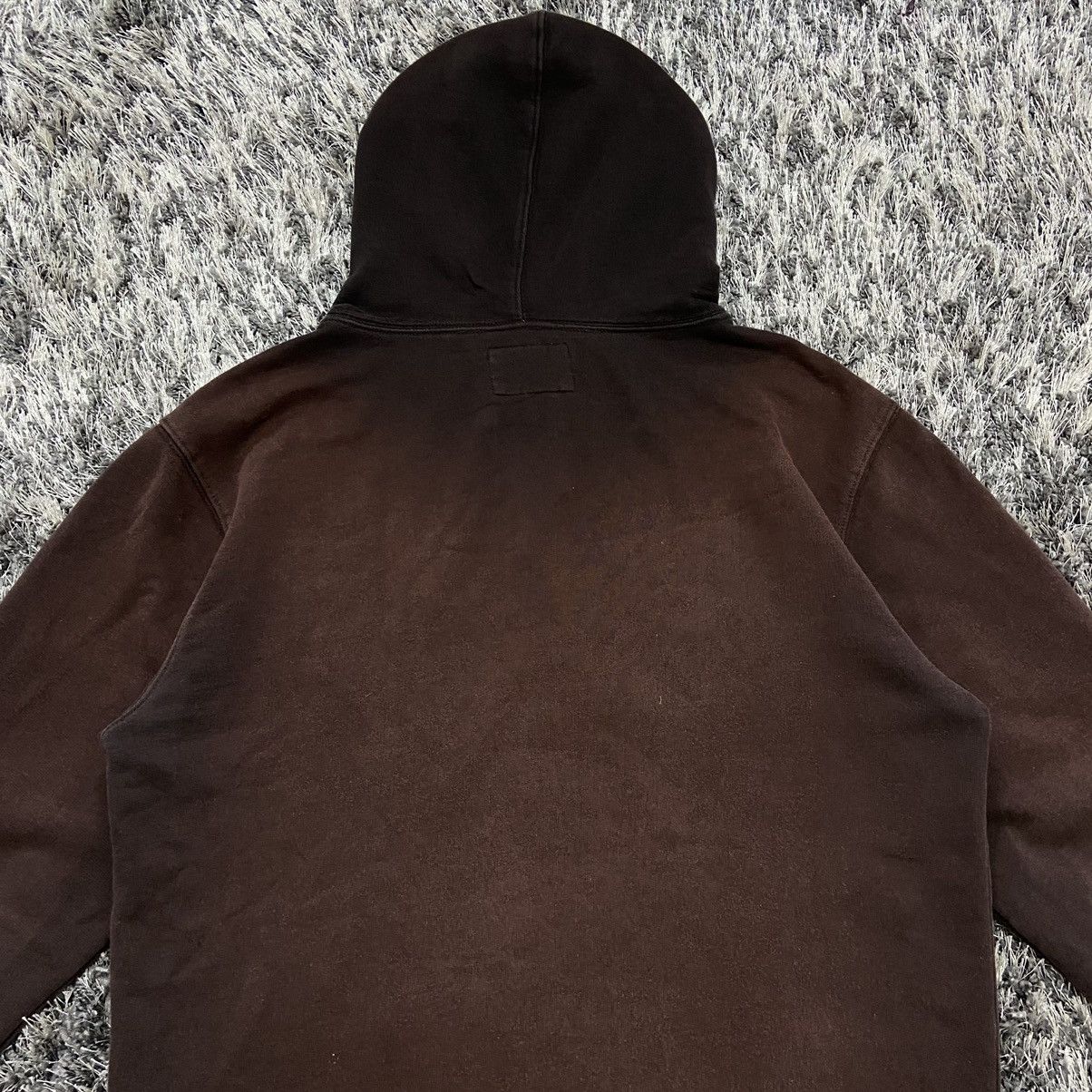 Gap 2000s GAP SUN FADED DISTRESSED RARE BROWN ZIP HOODIE № 1001 Size US L / EU 52-54 / 3 - 8 Thumbnail