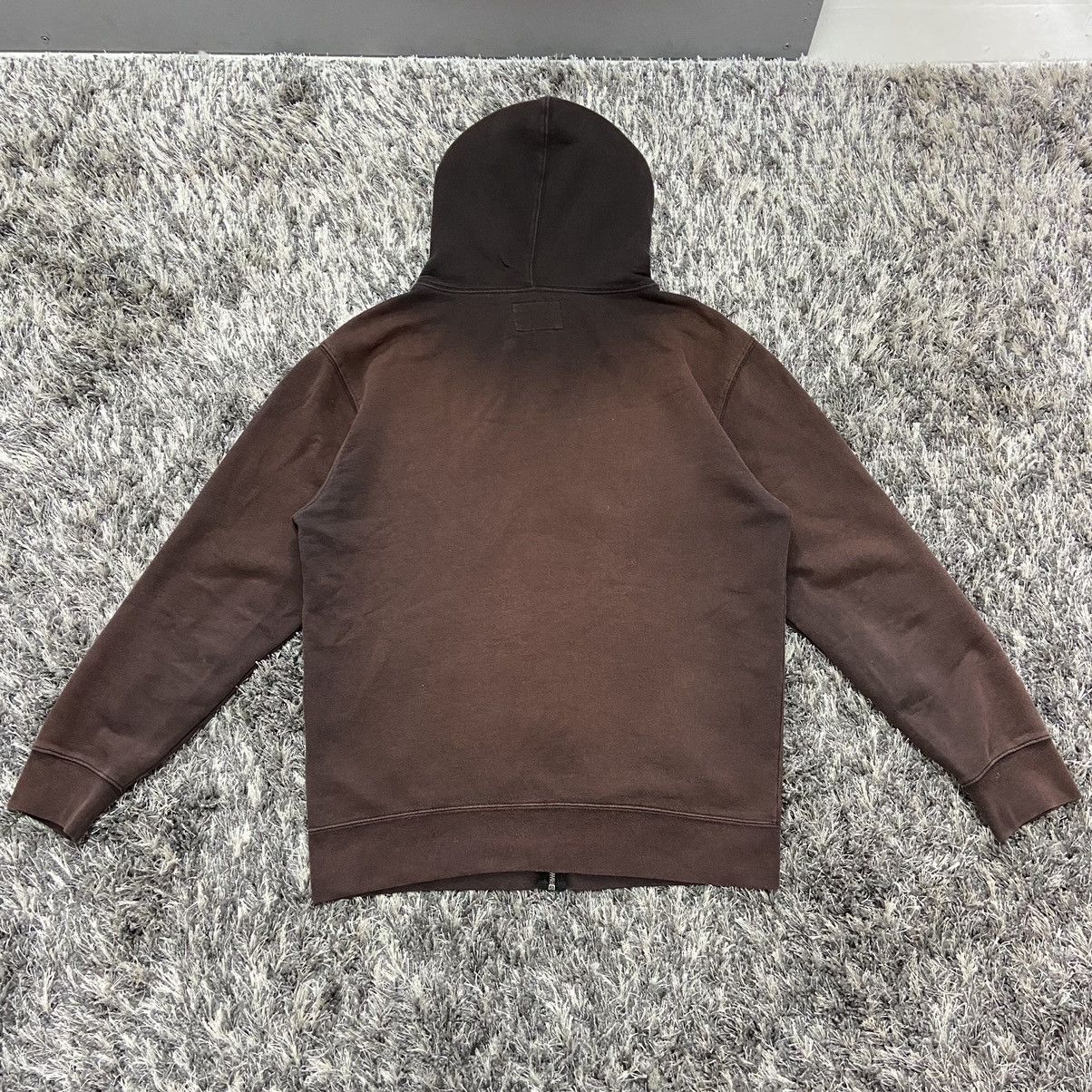 Gap 2000s GAP SUN FADED DISTRESSED RARE BROWN ZIP HOODIE № 1001 Size US L / EU 52-54 / 3 - 4 Thumbnail
