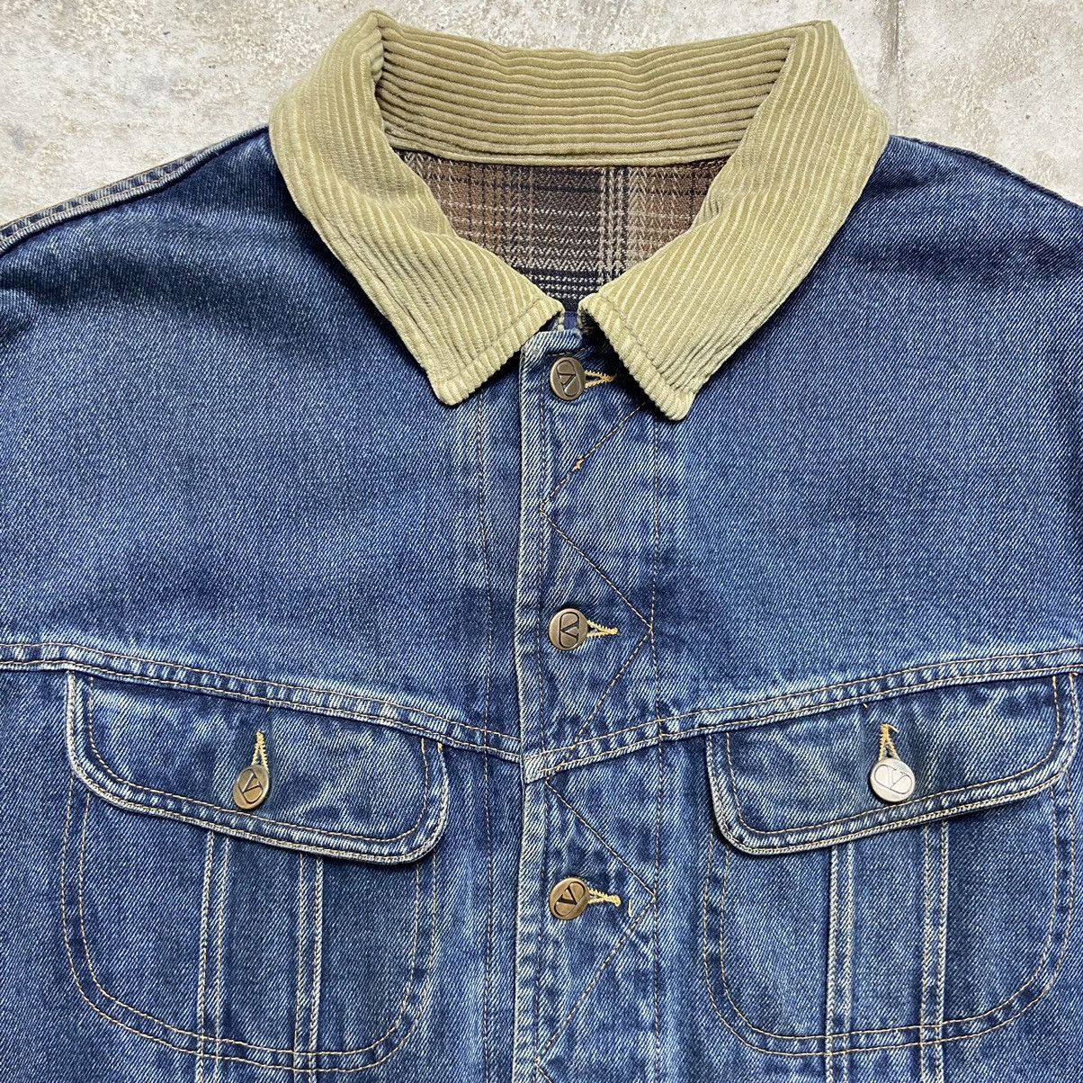 Valentino 1980s VALENTINO AWESOME HEAVY DENIM JACKET - LOT № 2039 Size US L / EU 52-54 / 3 - 5 Thumbnail