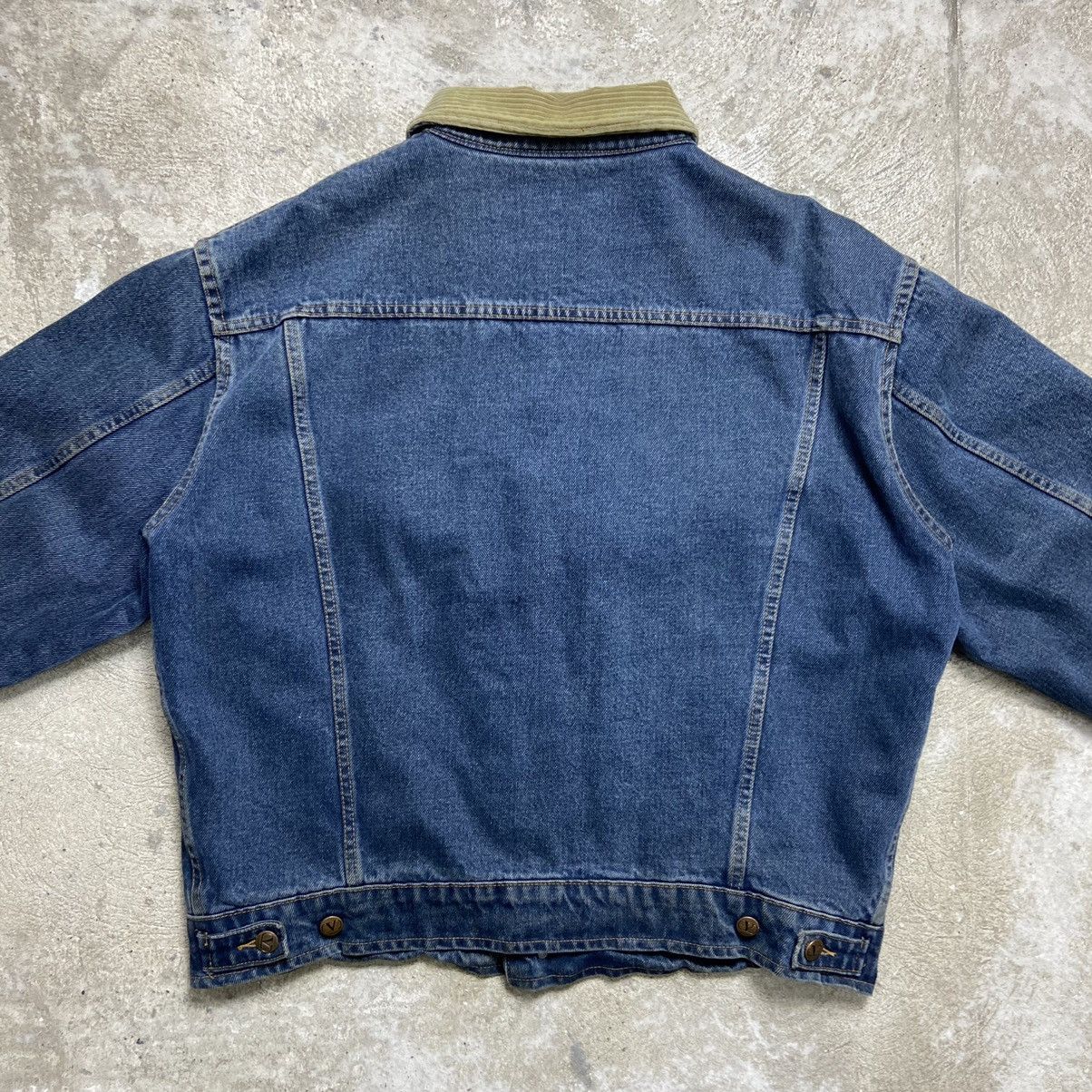 Valentino 1980s VALENTINO AWESOME HEAVY DENIM JACKET - LOT № 2039 Size US L / EU 52-54 / 3 - 9 Thumbnail
