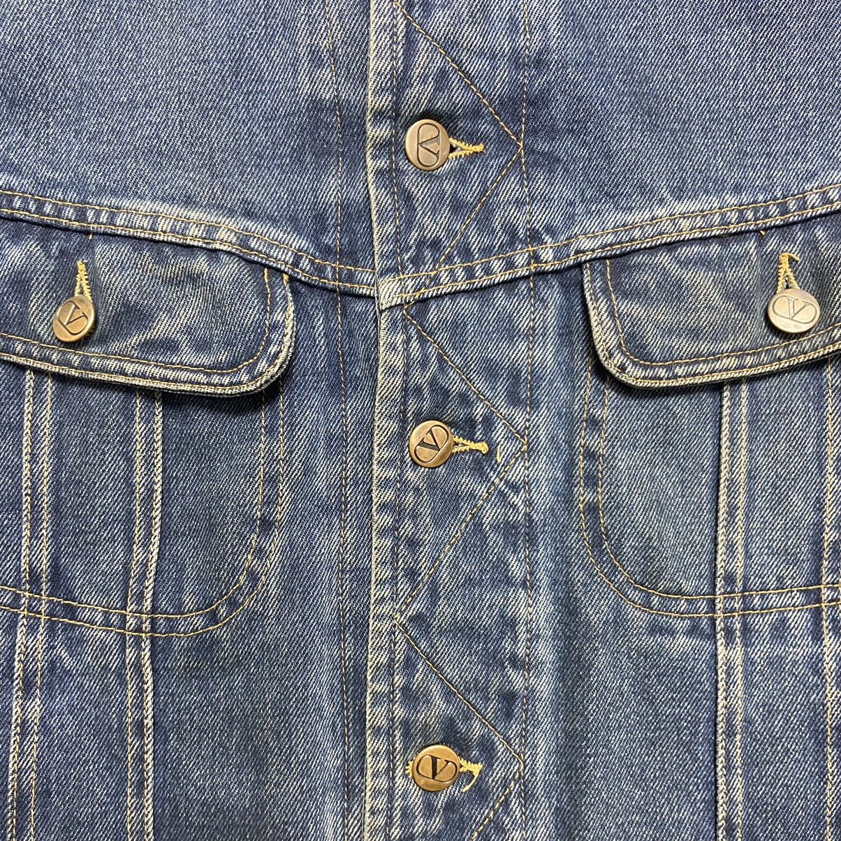 Valentino 1980s VALENTINO AWESOME HEAVY DENIM JACKET - LOT № 2039 Size US L / EU 52-54 / 3 - 4 Thumbnail