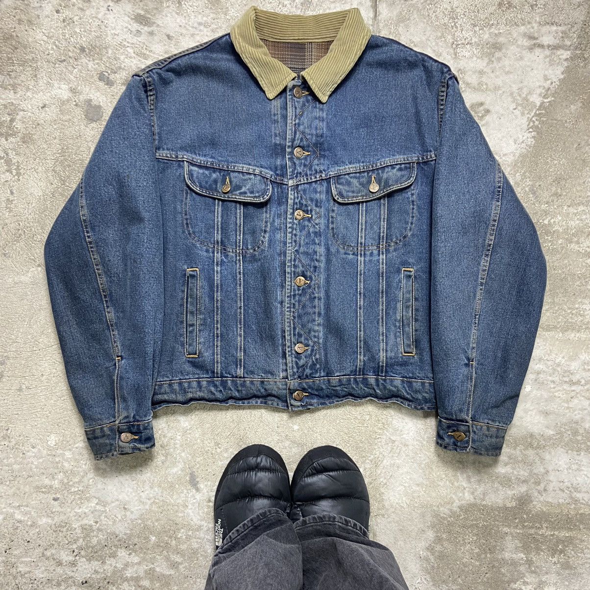 Valentino 1980s VALENTINO AWESOME HEAVY DENIM JACKET - LOT № 2039 Size US L / EU 52-54 / 3 - 2 Thumbnail