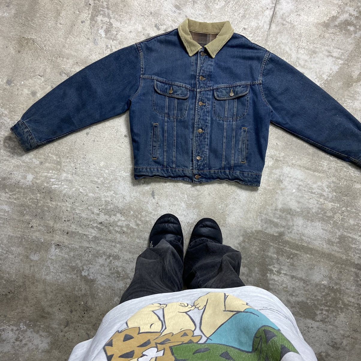 Valentino 1980s VALENTINO AWESOME HEAVY DENIM JACKET - LOT № 2039 Size US L / EU 52-54 / 3 - 7 Thumbnail