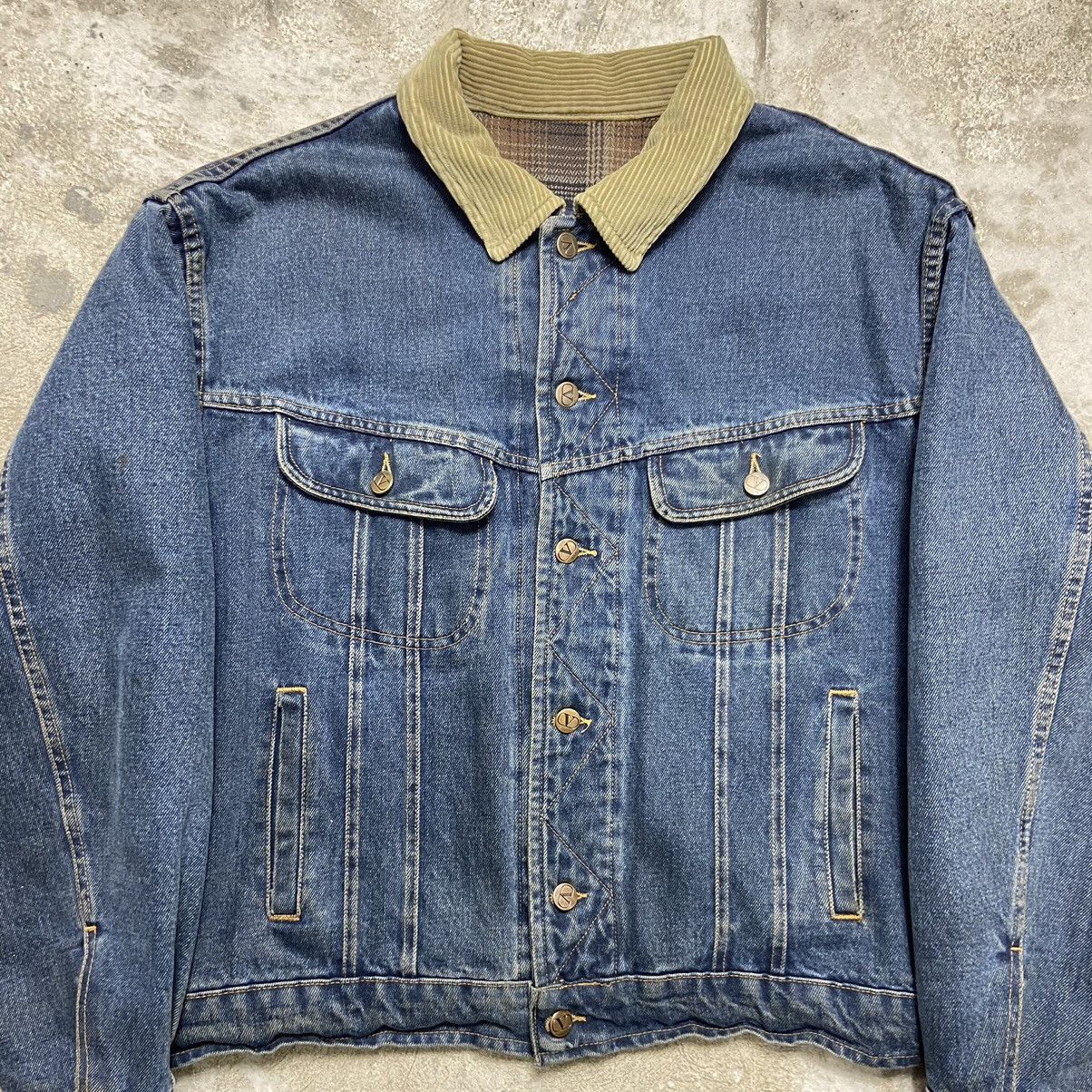 Valentino 1980s VALENTINO AWESOME HEAVY DENIM JACKET - LOT № 2039 Size US L / EU 52-54 / 3 - 3 Thumbnail