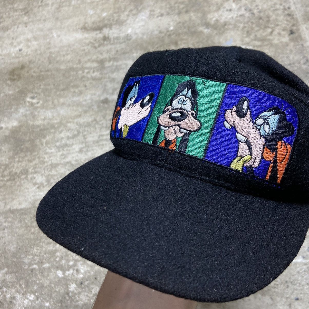 Disney 1980s GOOFY ARCHIVE EMBROIDERED VINTAGE WOOL CAP - № 4024 Size ONE SIZE - 3 Thumbnail