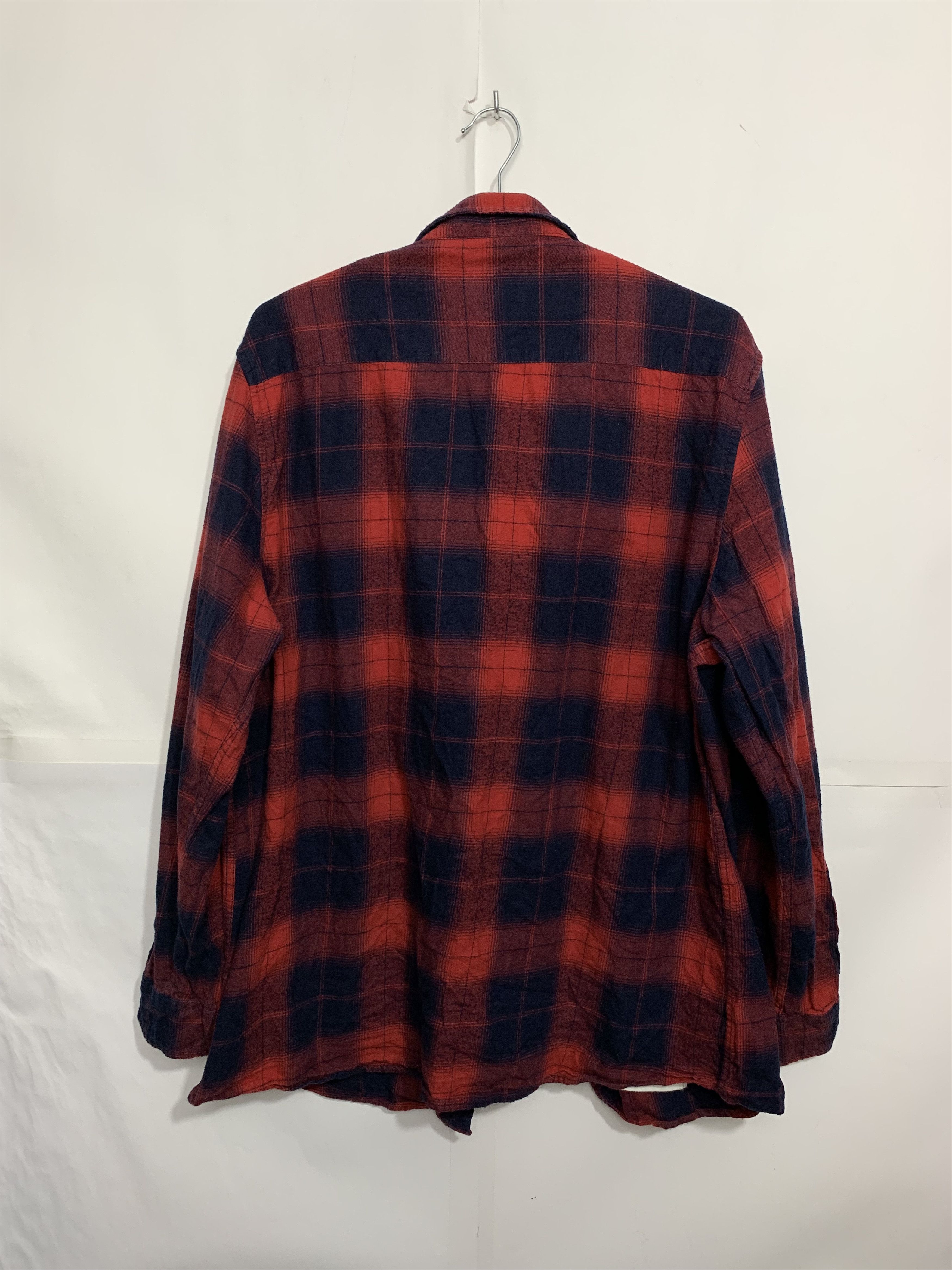 Flannel Vintage Flannel Plaid Shirt Travis style Size US XL / EU 56 / 4 - 4 Thumbnail
