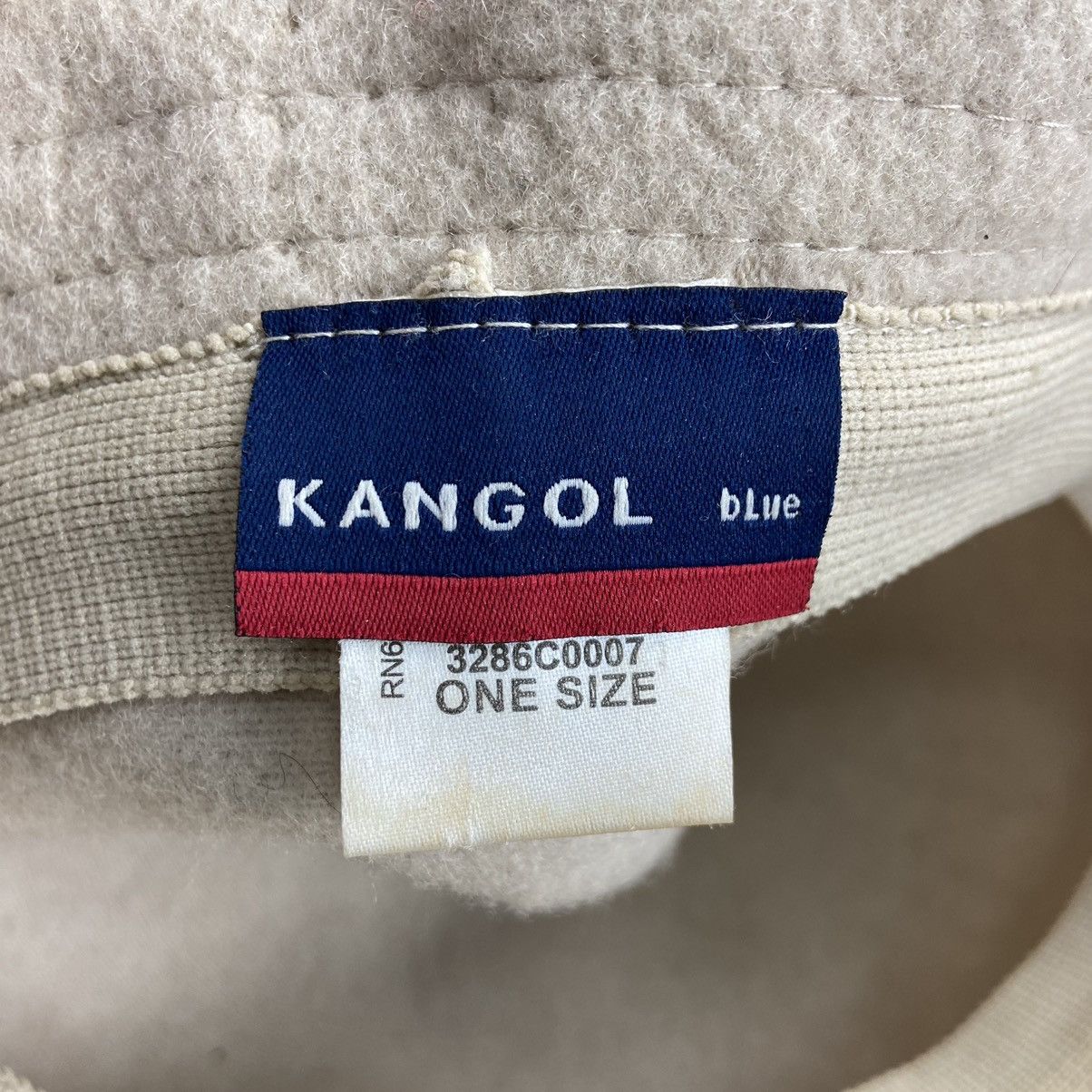 Kangol 1990s KANGOL VINTAGE CREAM WOOL PANAMA BUCKLE HAT - № 4096 Size ONE SIZE - 3 Thumbnail
